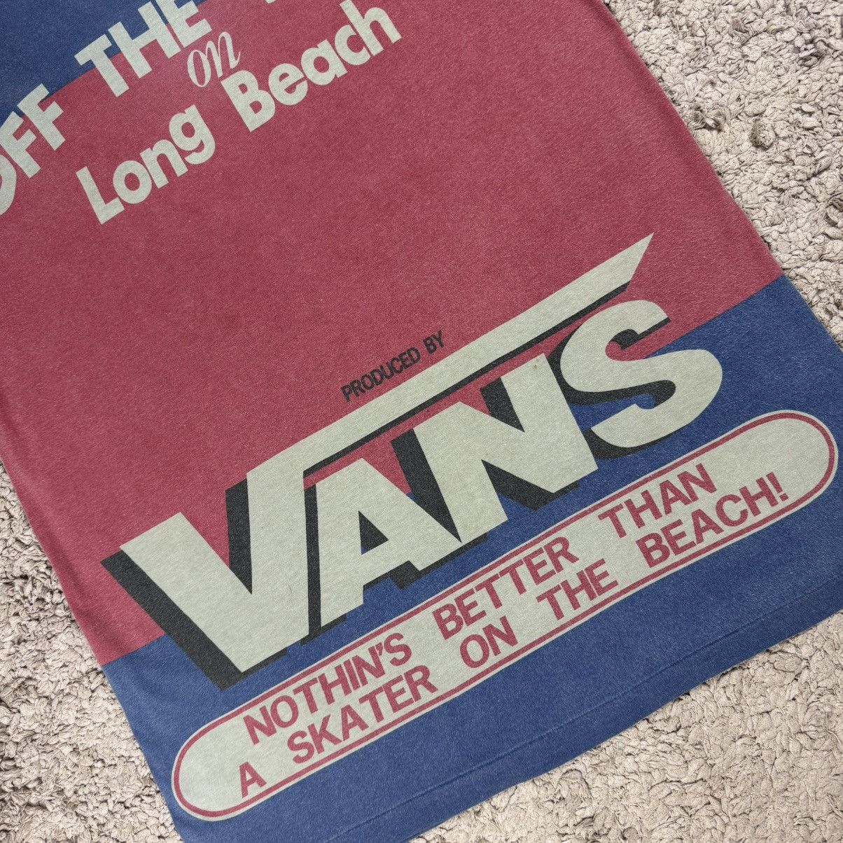 Vans Vintage Vans Long Beach Rare T-shirt Size US XL / EU 56 / 4 - 7 Thumbnail