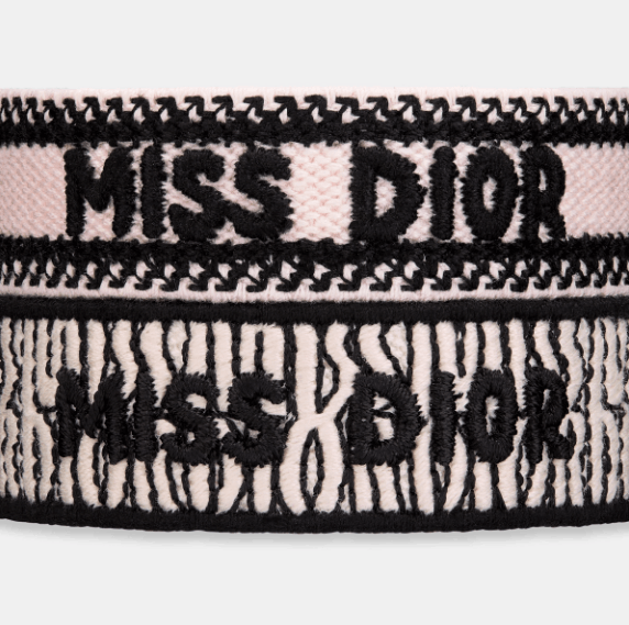 Dior o1w1db10126 B2634W Size :OS/Bracelet Set in Pale Pink/Black Size ONE SIZE - 3 Thumbnail