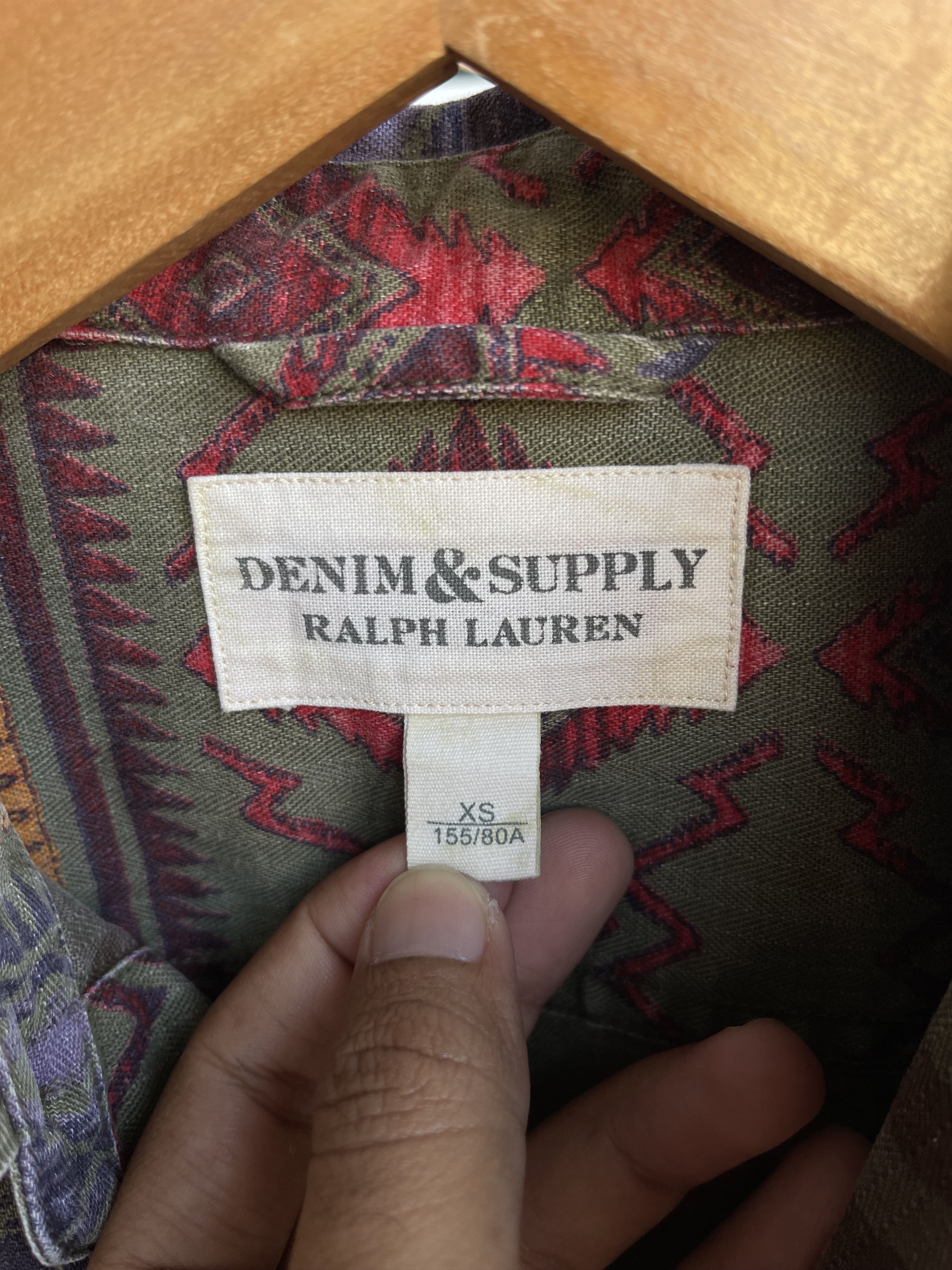 Aztech Mountain × Denim & Supply Ralph Lauren Long Sleeve Native Navajo Aztech KDot Flannel Shirt Size US XS / EU 42 / 0 - 9 Thumbnail