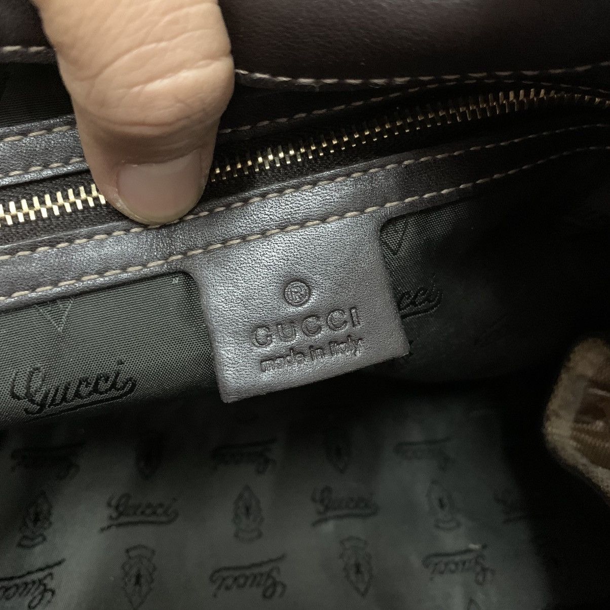 Gucci Gucci Monogram Top Handle Bag Size ONE SIZE - 13 Thumbnail