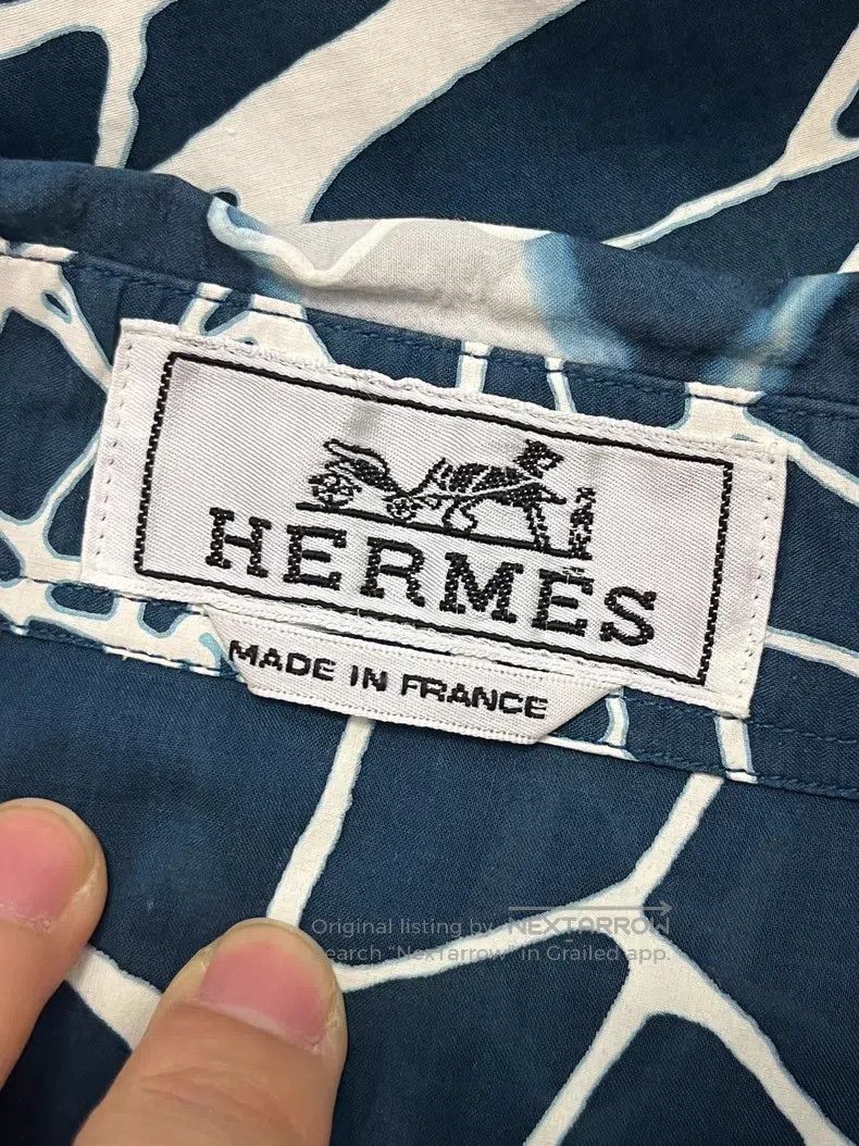 Hermes Hermes size 38 Casual floral long-sleeve turn-down collar s Size US XS / EU 42 / 0 - 4 Thumbnail