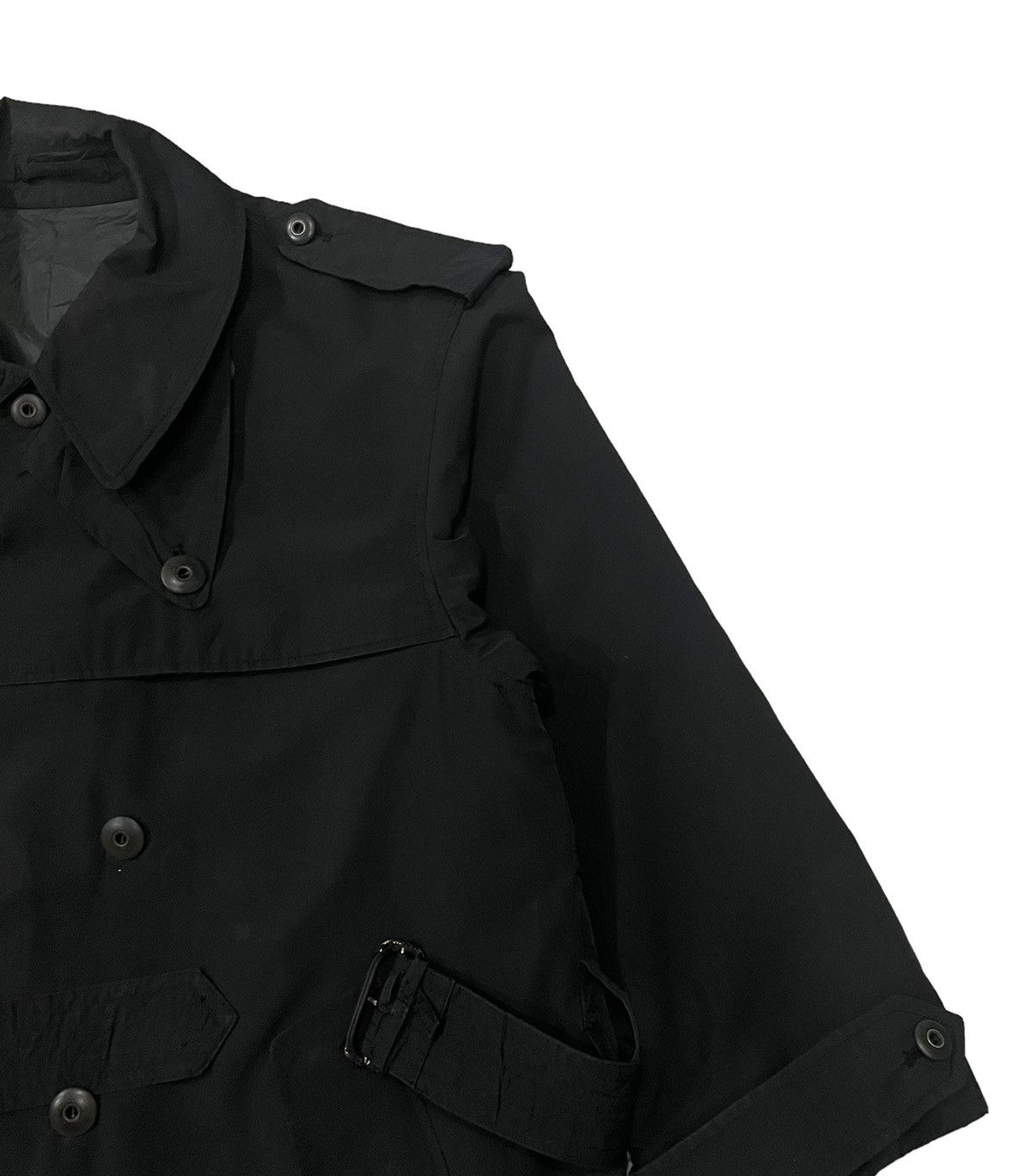 JUN MEN Vintage Jun Men Iconic Embroidery Logo Belted Trenchcoat Size US M / EU 48-50 / 2 - 10 Thumbnail