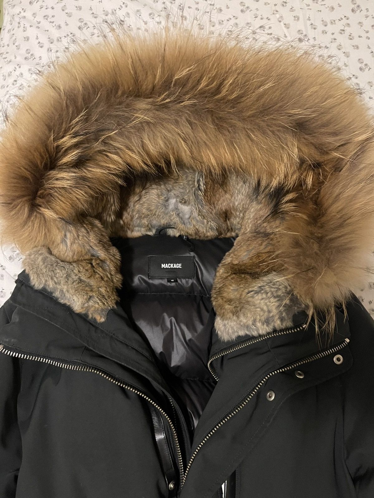 Mackage Mackage Dixon down filled jacket with removable fur hood Size US L / EU 52-54 / 3 - 3 Thumbnail