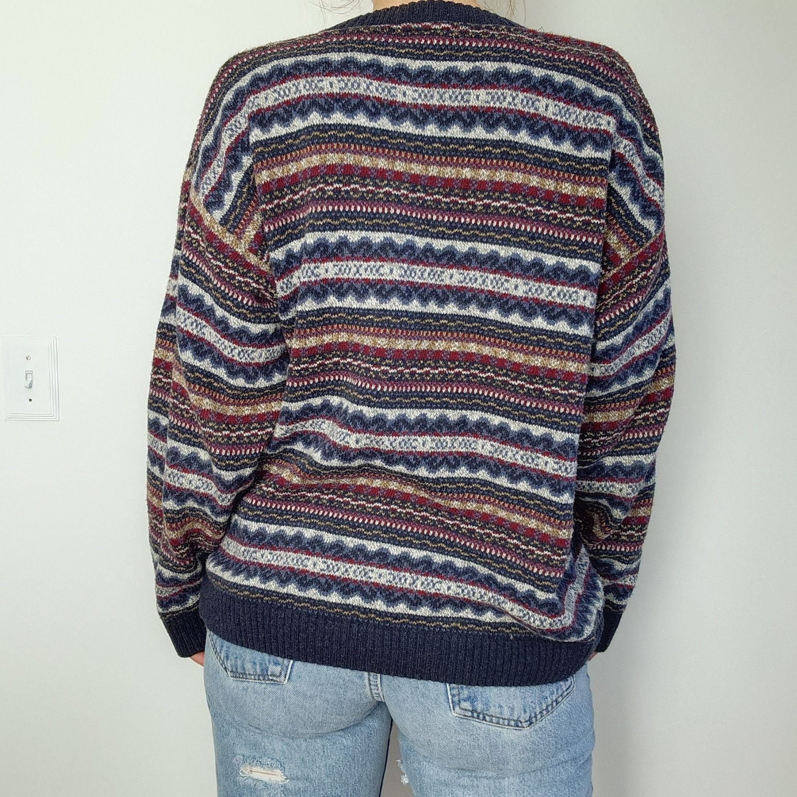 St. Johns Bay Vintage 90s Sweater Oversized St Johns Bay Fair Isle L Size L / US 10 / IT 46 - 3 Thumbnail