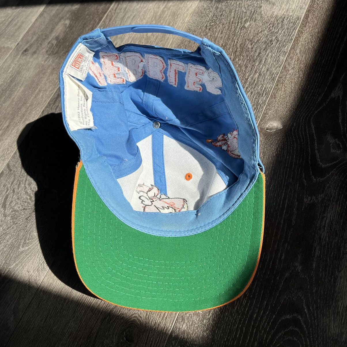 Cartoon Network Vintage 1993 Pebbles Flinstones American Needle SnapBack Hat Size ONE SIZE - 6 Thumbnail