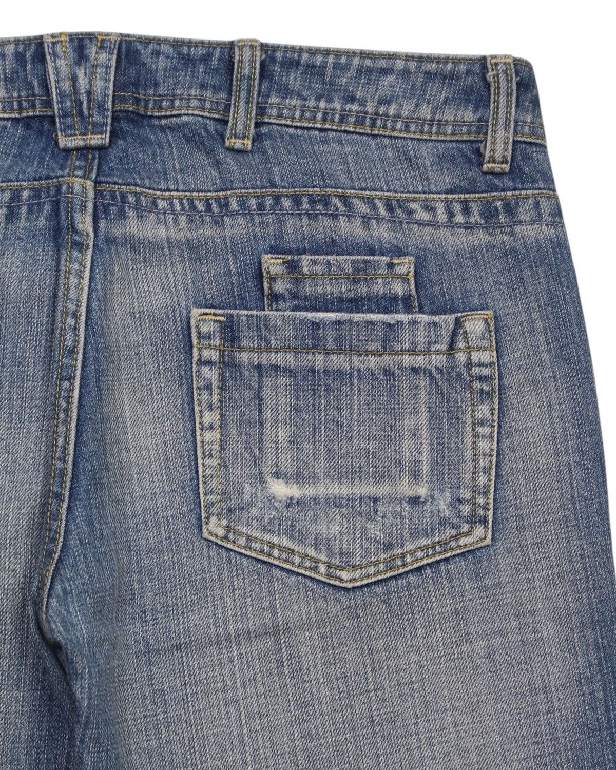 Hysteric Glamour 2000S CAMEL ROAD PATCHWORK REPAIR-WASH JEANS Size US 31 - 3 Thumbnail