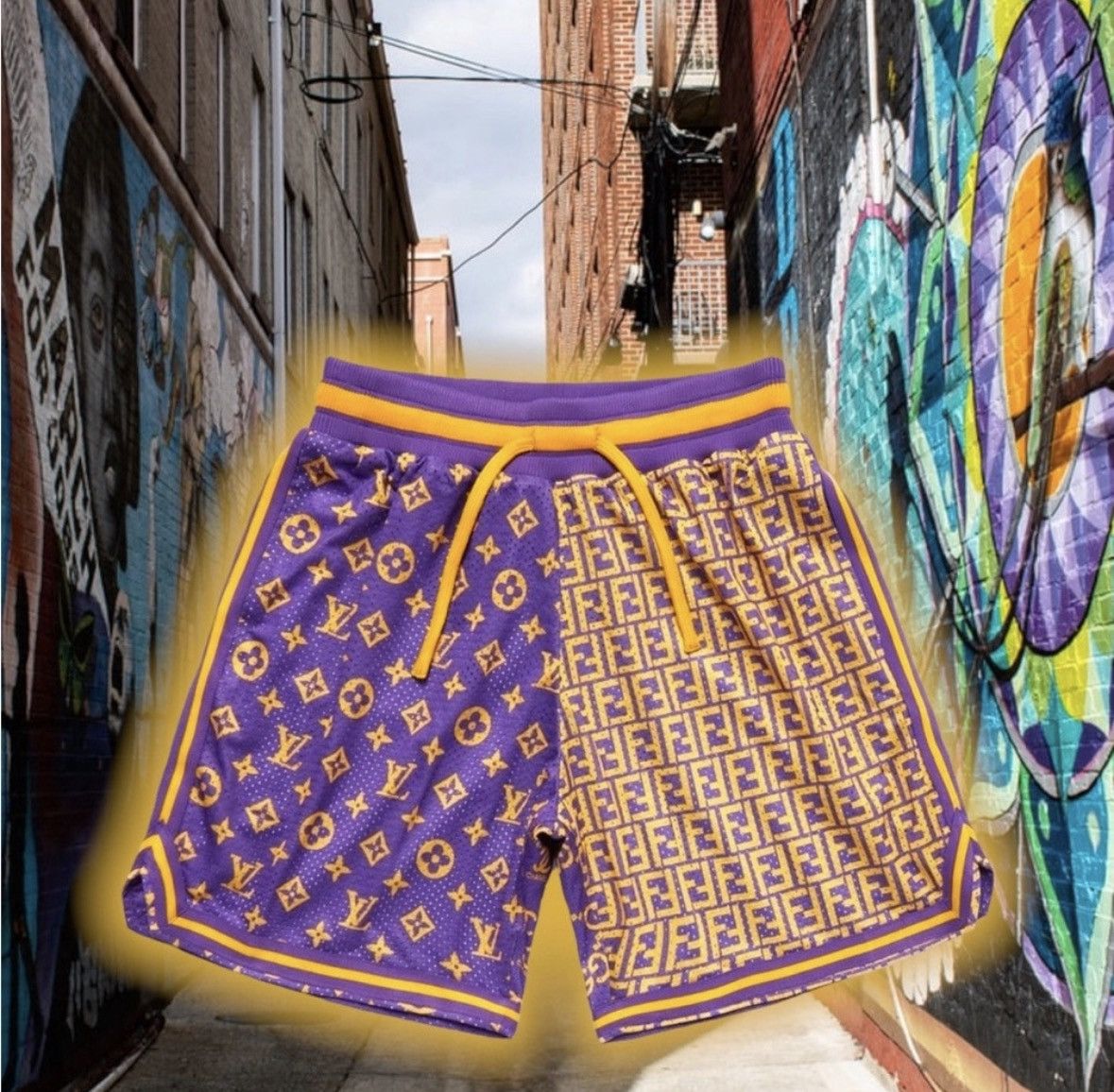 Market 🆕 CHiNaToWN MaRKeT DeSiGNeR 👩🏾‍🎨🥾🦵🏾 (MULTI) MoNo SHoRTs 🩳 Size US 31 - 1 Thumbnail