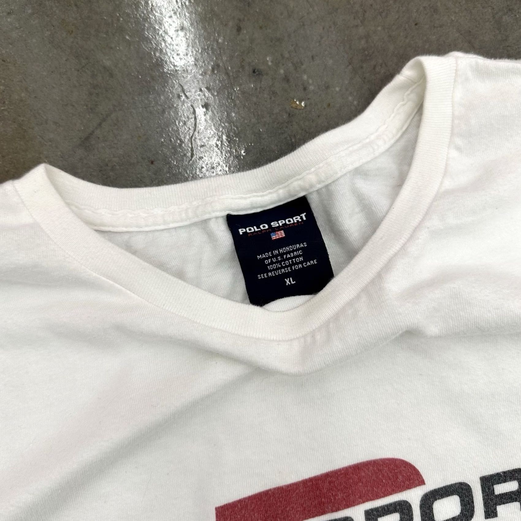 Ralph Lauren VINTAGE Polo Sport Ralph Lauren White Long Sleeve Logo Shirt XL 90s Y2K Mens XL Shirt Logo Polo Sport White Long Sleeve 90s Ralph Lauren Size US XL / EU 56 / 4 - 2 Thumbnail