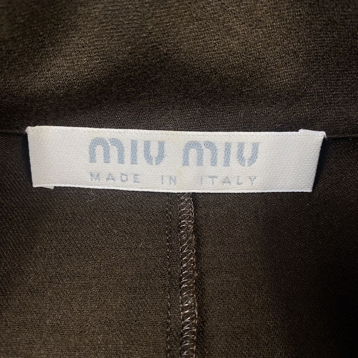 Miu Miu × Prada Miu Miu - Prada Era - Wool - Stand Collar Size S / US 4 / IT 40 - 4 Thumbnail
