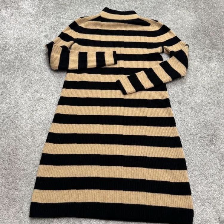knee length dresses for ladies New J Crew Long Sleeve Belted Knit Dress in Navy, Size XS, Originally – The  Mustard Dandelion