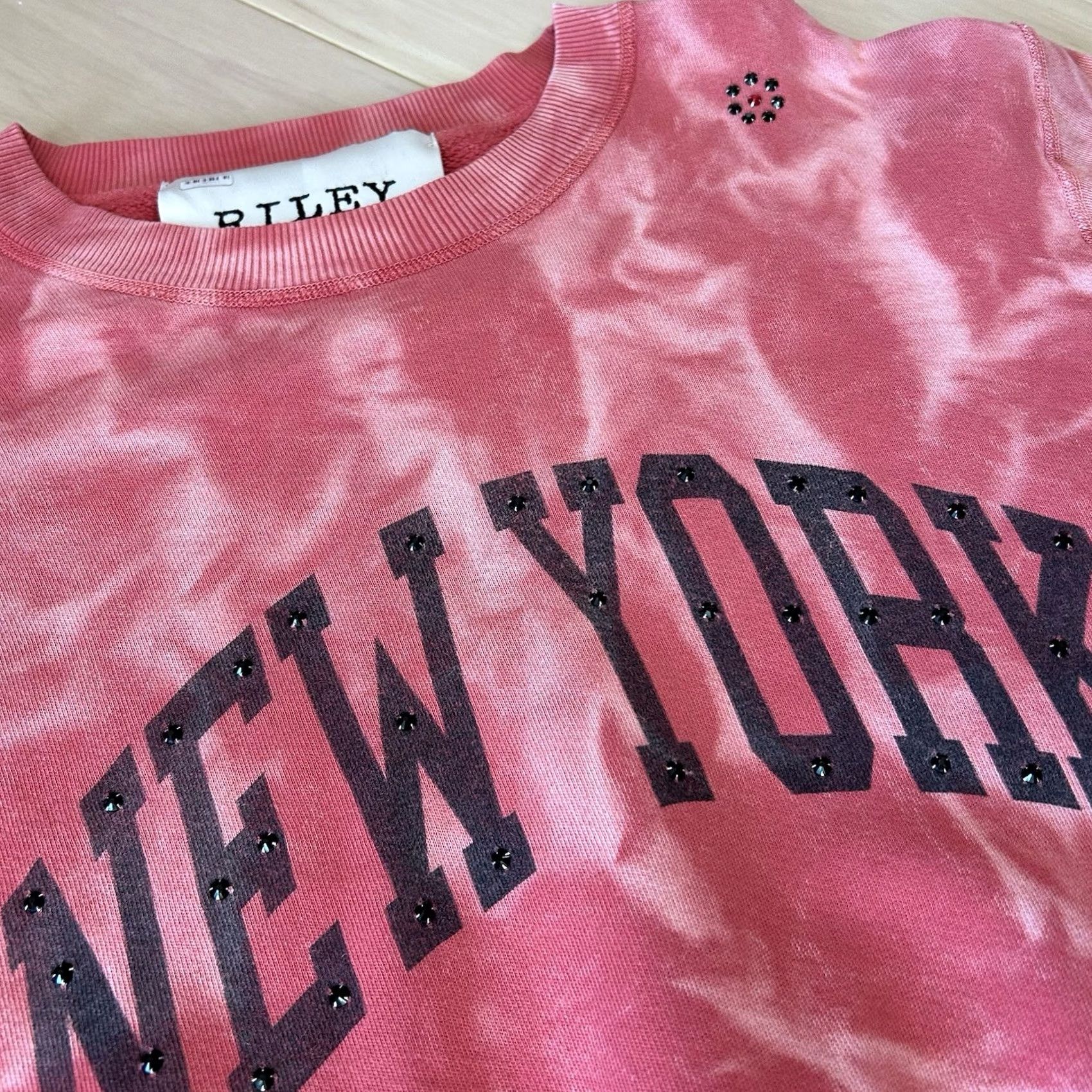Vintage Riley Vintage New York East Coast 1880 Rhinestone Sweatshirt Women’s Medium Size M / US 6-8 / IT 42-44 - 2 Thumbnail