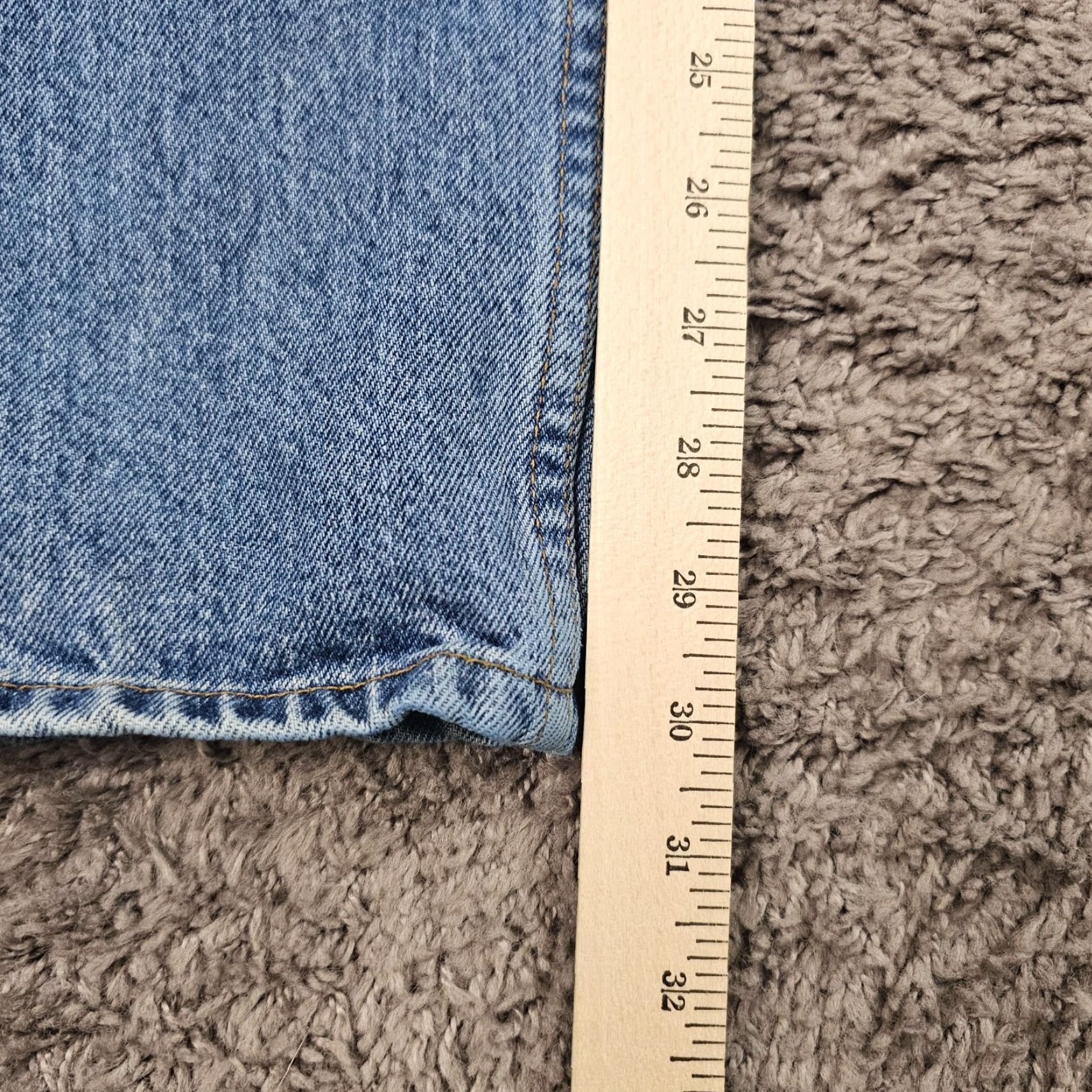 Levi's VINTAGE Levi's 550 Jeans Womens Tapered Relaxed Fit 13 Denim Cotton Blue 30x30 90s Size 30" / US 8 / IT 44 - 7 Thumbnail