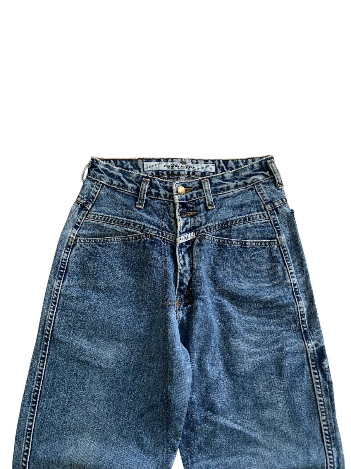 Marithe + Francois Girbaud Marithe Francois Girbaud Baggy Blue Jeans Size 26" / US 2 / IT 38 - 3 Thumbnail