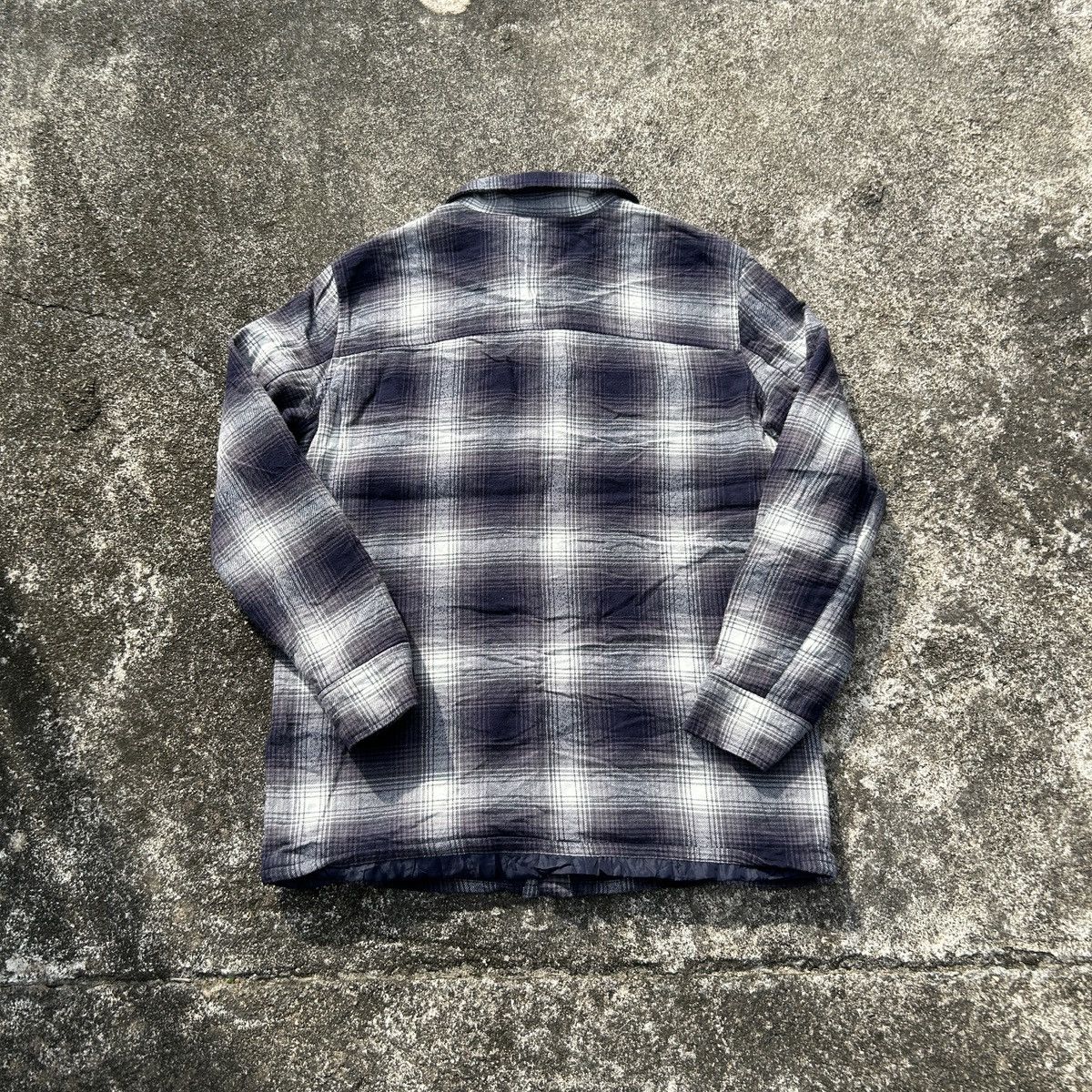 Gap × Vintage Gap Flannel Plaid Quilted Lined Shirt Jacket nice detail Size US XXS / EU 40 - 2 Thumbnail