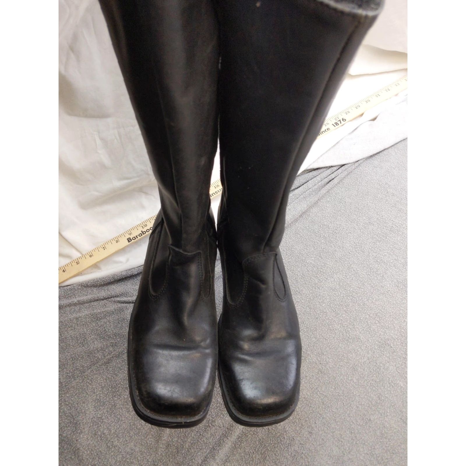 Vintage Martino Snow Boots Womens 10 Black Leather Zip Mid-Calf Lined Canada 064164 Size US 10 / IT 40 - 5 Thumbnail