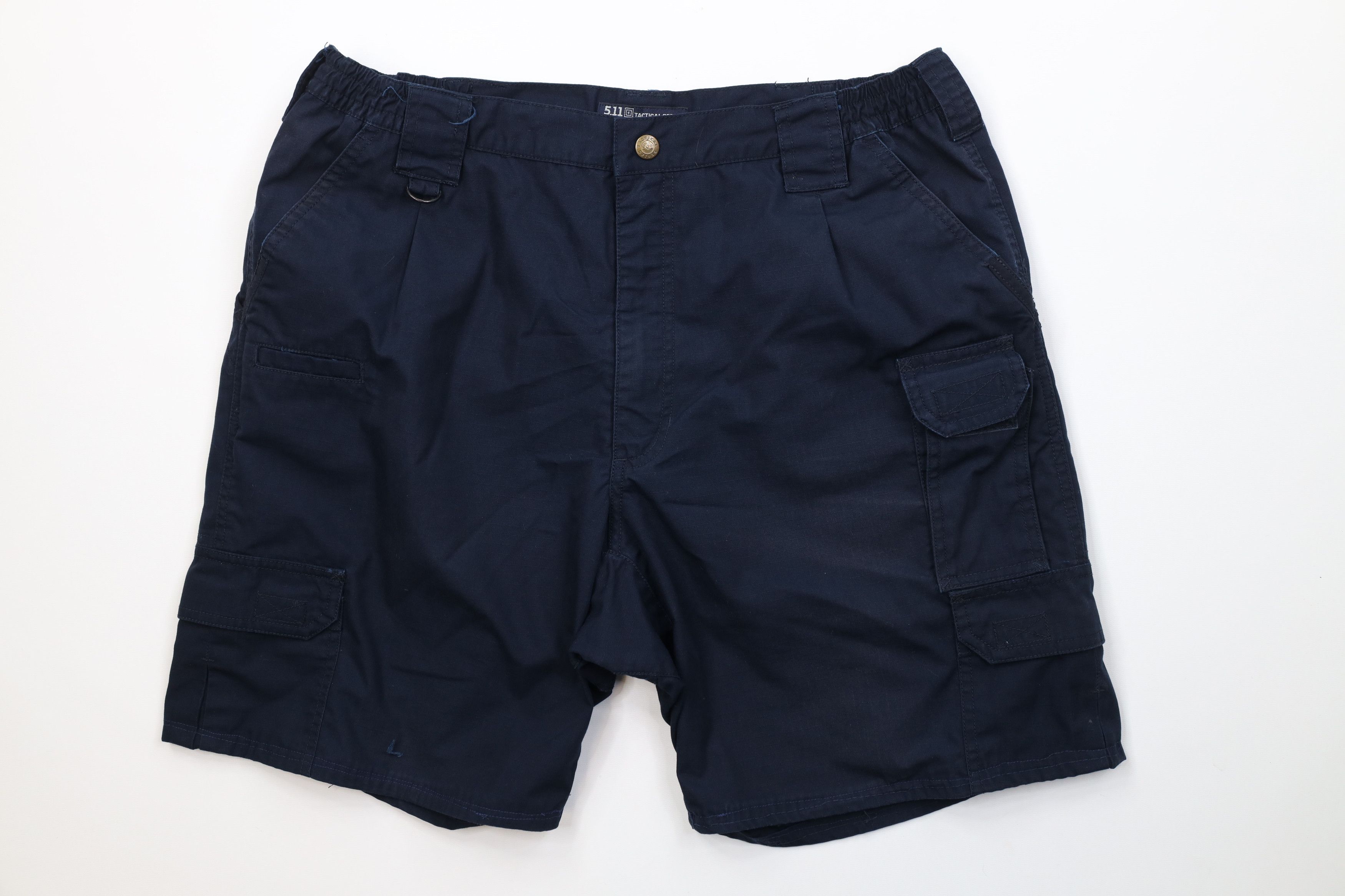 Vintage 5.11 Tactical Series Ripstop Uniform Cargo Shorts Blue Size US 38 / EU 54 - 1 Thumbnail