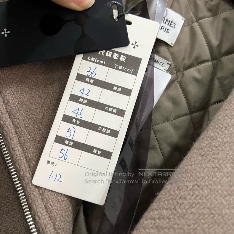 Hermes Hermes Solid Color Lapel Long Sleeve Jacket Size XS / US 0-2 / IT 36-38 - 6 Thumbnail