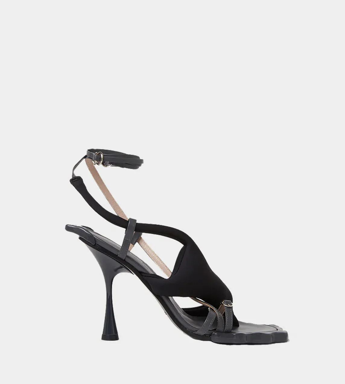 image of Ottolinger O1Mle0524 High Sandals In Black, Women's (Size 9)