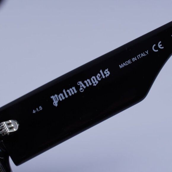 Palm Angels Palm Angels PERI002 PALM 1018 Sunglasses Black Rectangle Size ONE SIZE - 8 Thumbnail