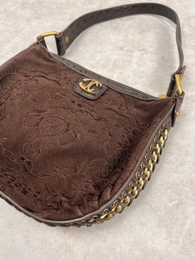 Roberto Cavalli AW2007 Cavalli Embroided Brown Handle Bag Size ONE SIZE - 4 Thumbnail