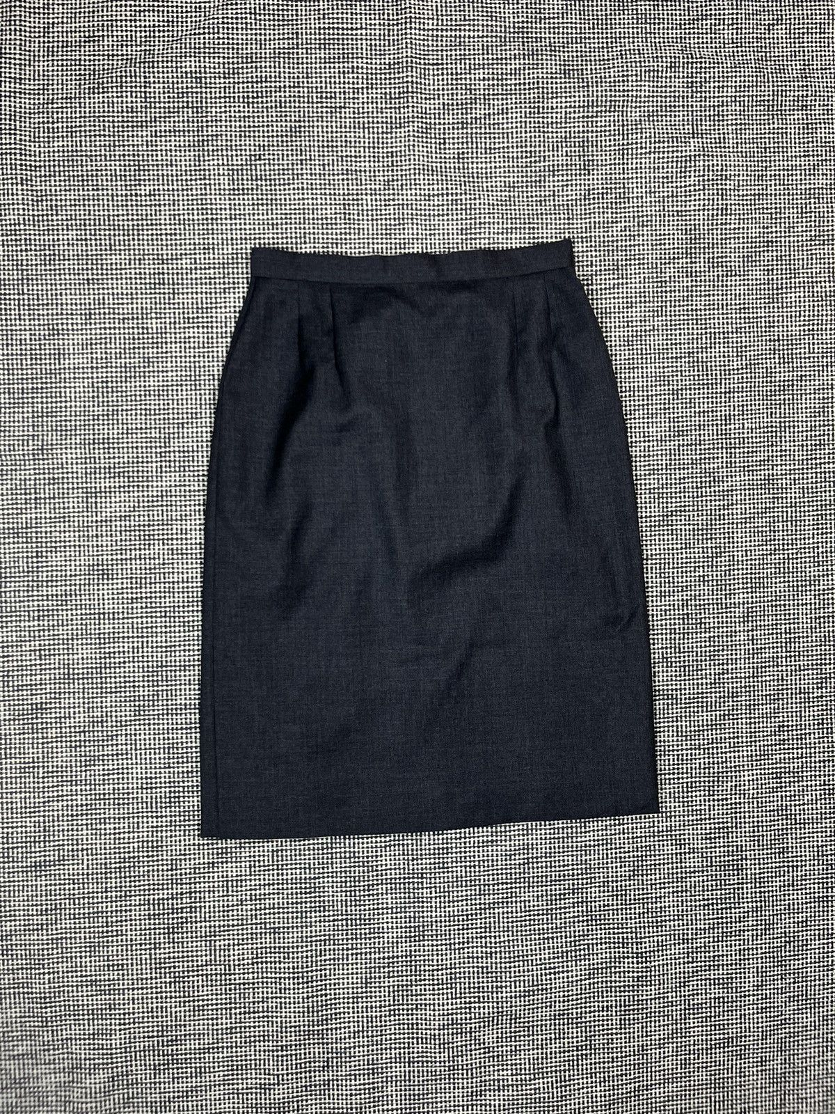 Designer × Giorgio Armani Archive Mani by Giorgio Armani pencil skirt wool gray Size 28" / US 6 / IT 42 - 2 Thumbnail