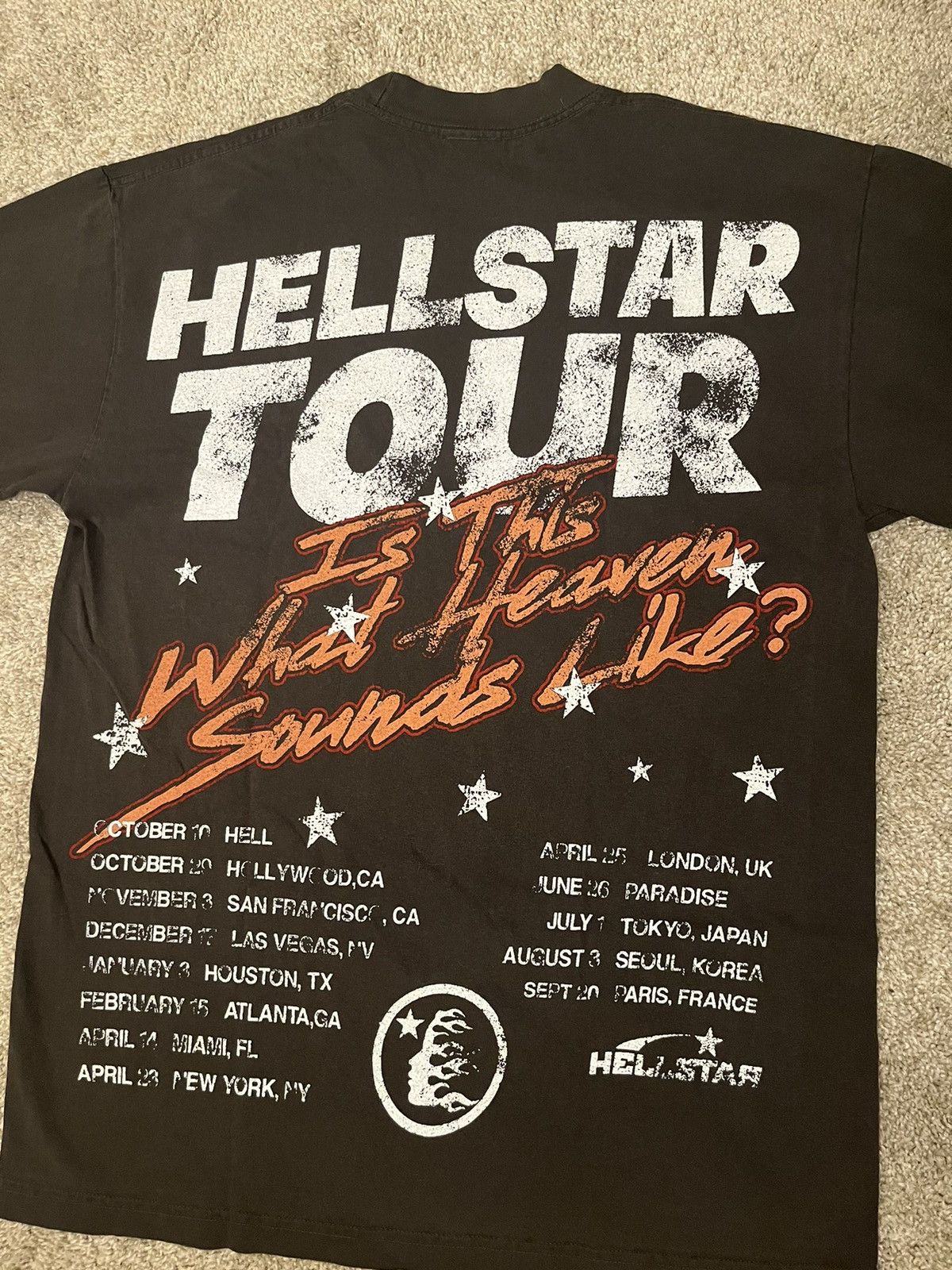 HELLSTAR Hellstar Biker Tour T-Shirt Size US M / EU 48-50 / 2 - 4 Thumbnail