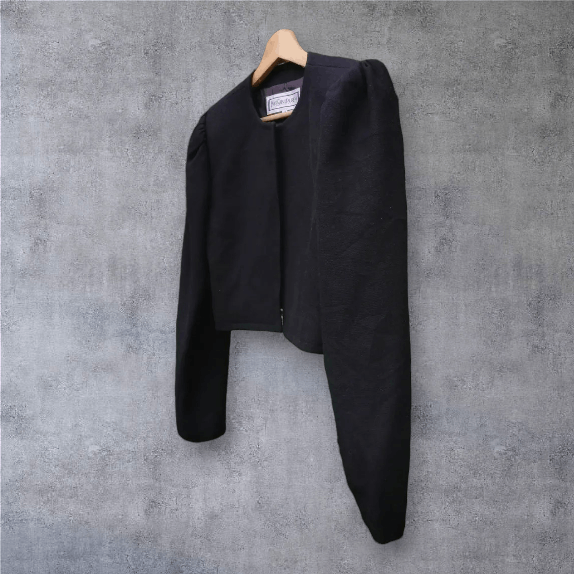 Yves Saint Laurent Vintage Yves Saint Laurent French Fabric Cropped Jacket Size M / US 6-8 / IT 42-44 - 3 Thumbnail
