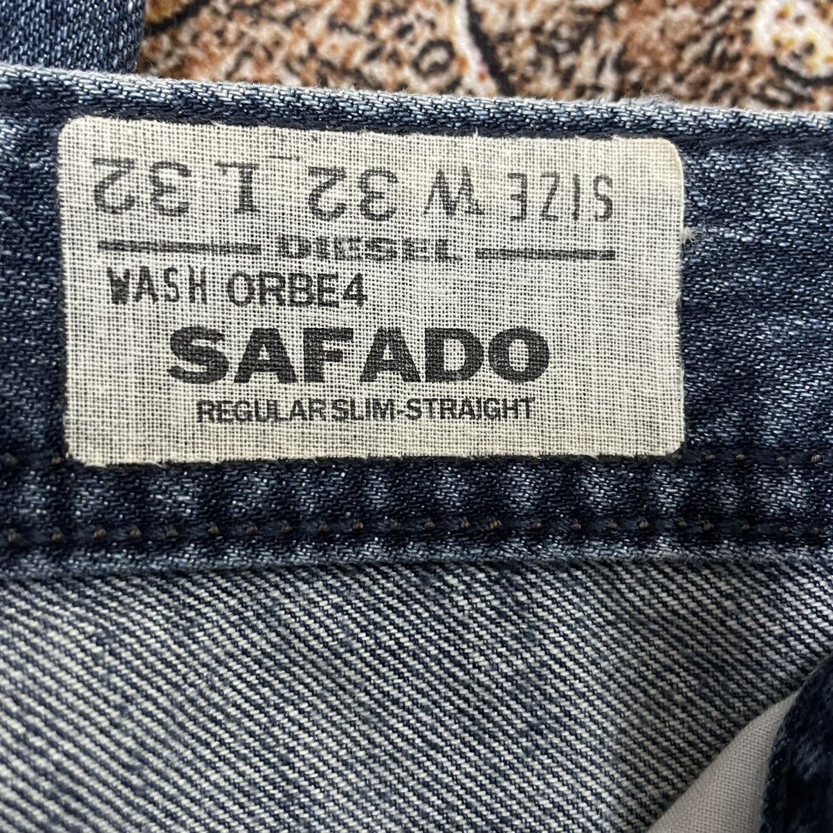 Diesel 🔥Vintage Diesel Industry Safado Ripped Distress Denim Jeans Size US 35 - 12 Thumbnail