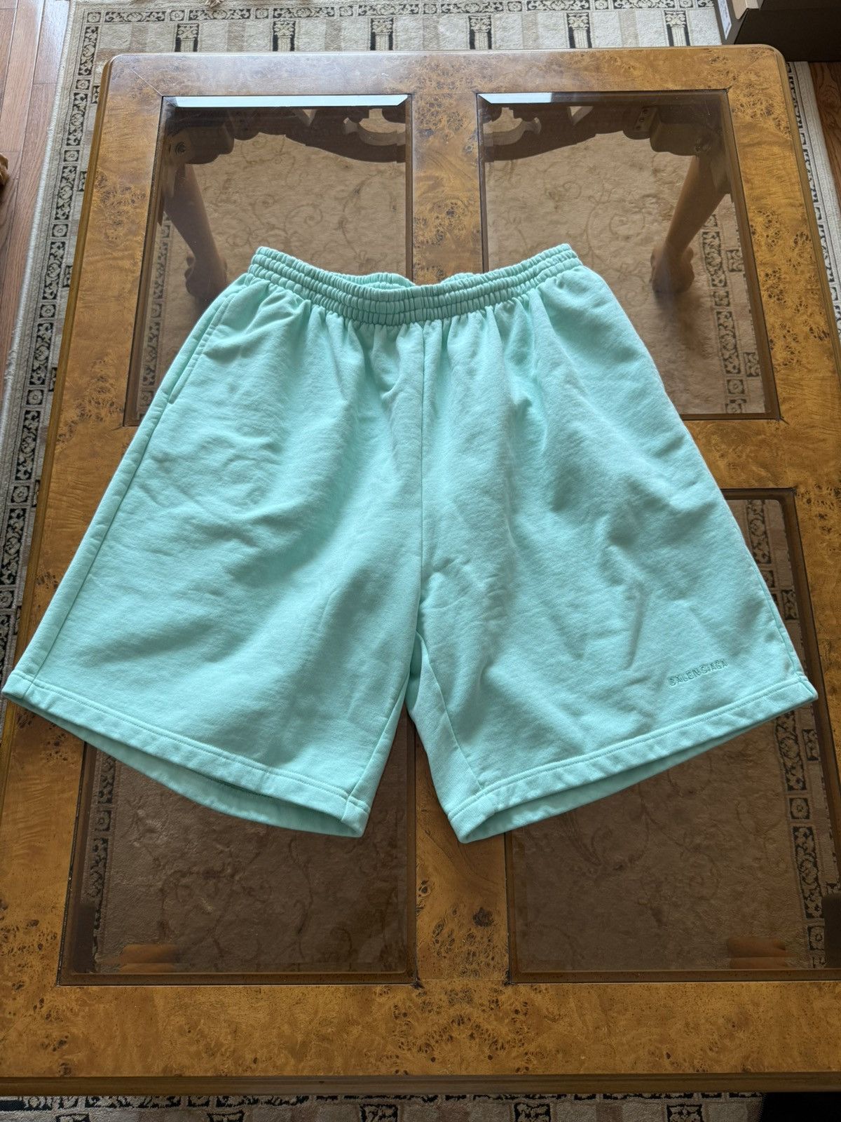 Balenciaga Balenciaga Logo Print Sweat Shorts Size US 34 / EU 50 - 1 Thumbnail