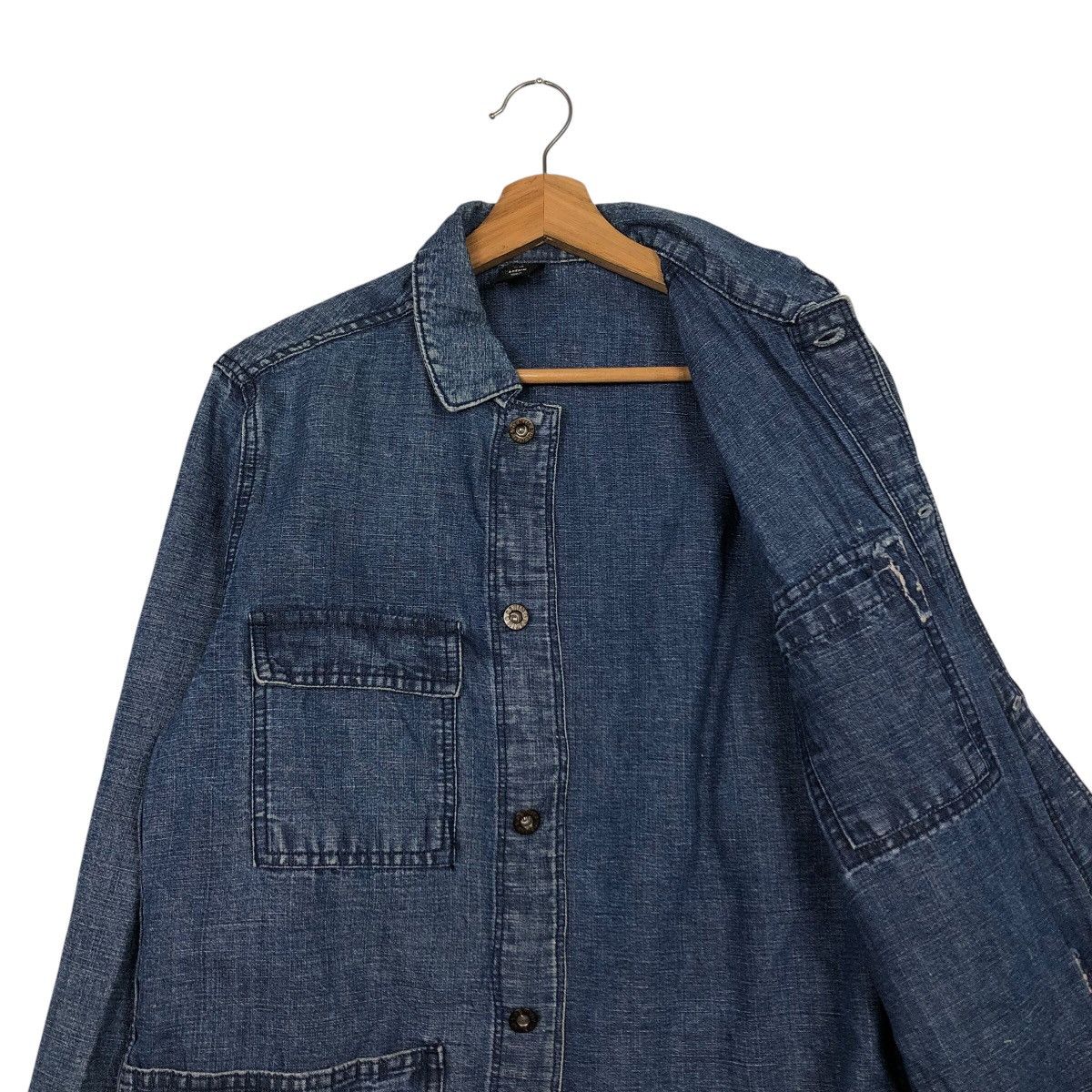 Japanese Brand 📌Vintage Chore Denim Jacket &Denim Blue Issey Miyake Size US S / EU 44-46 / 1 - 13 Thumbnail
