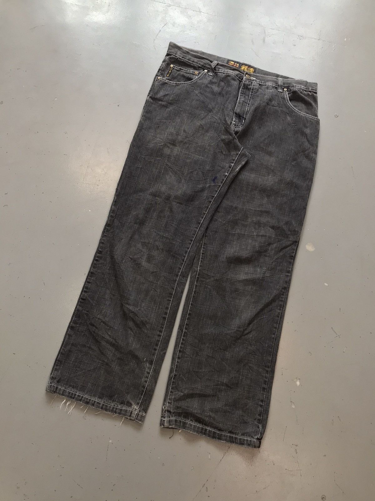 C1RCA × Southpole × Vintage Vintage cir ca white thread embroidered loose fit denim Size US 40 / EU 56 - 5 Thumbnail