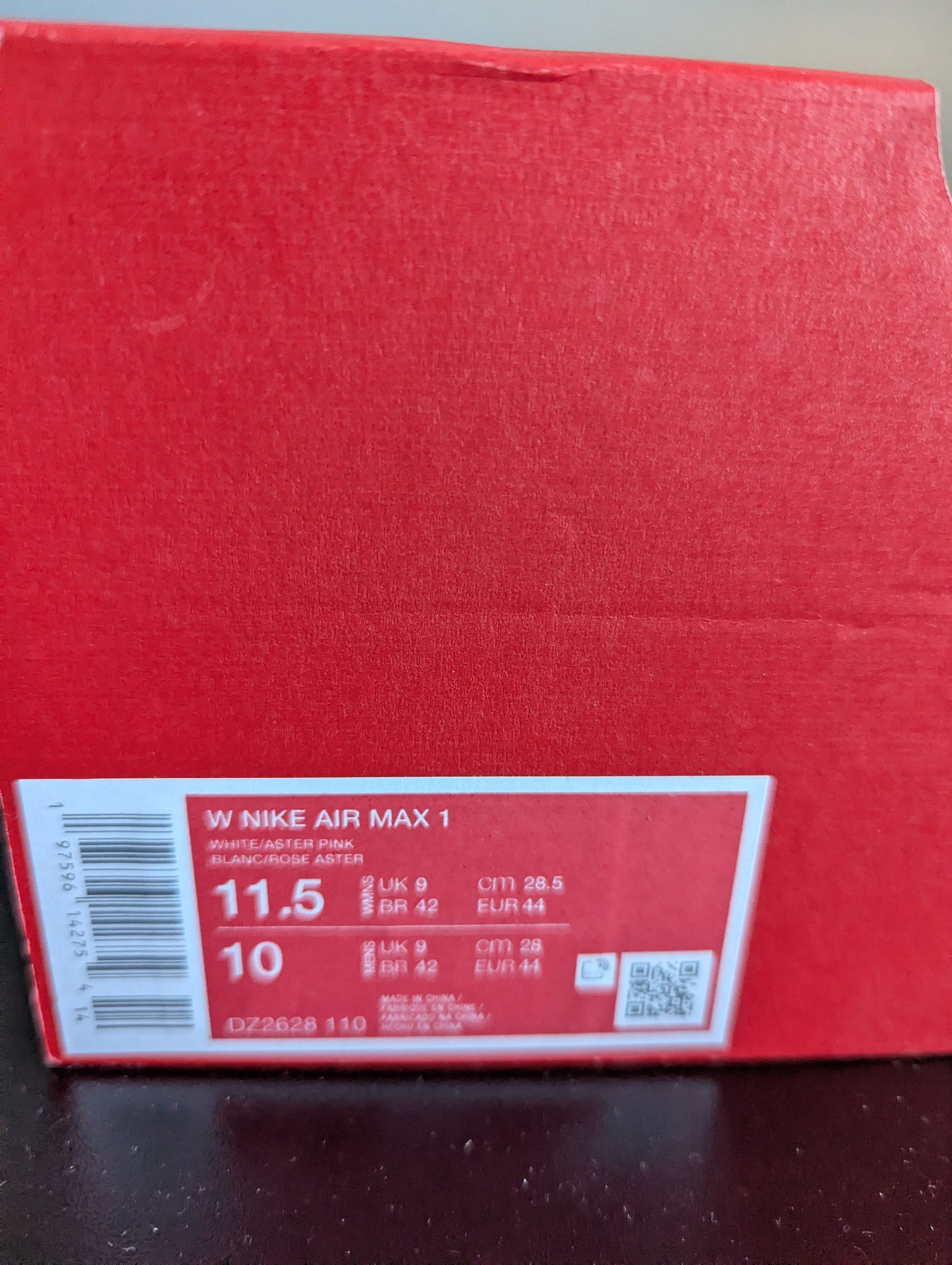 Nike Nike Air Max 1 Aster Pink atmos OG white patta Size US 10 / EU 43 - 7 Thumbnail