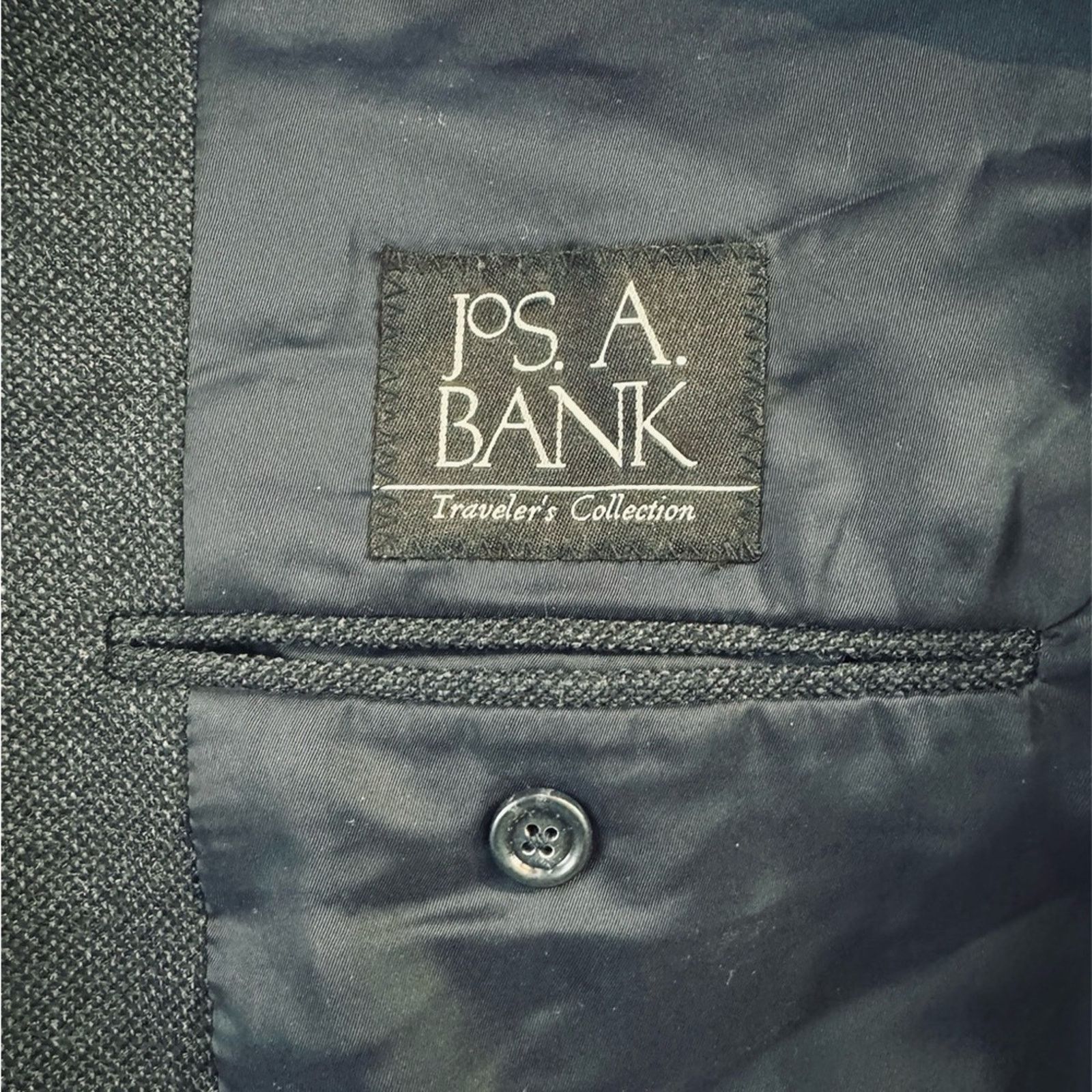 Jos. A. Bank Jos A. Banks Men's Navy Blazer Size 44R - 3 Thumbnail
