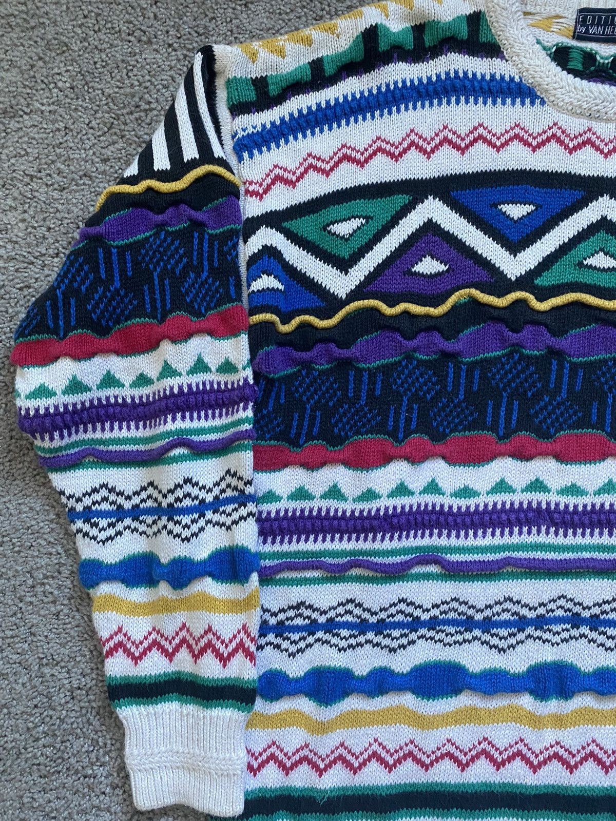 Coogi × Vintage Vintage Coogi Style Sweater Size US L / EU 52-54 / 3 - 3 Thumbnail