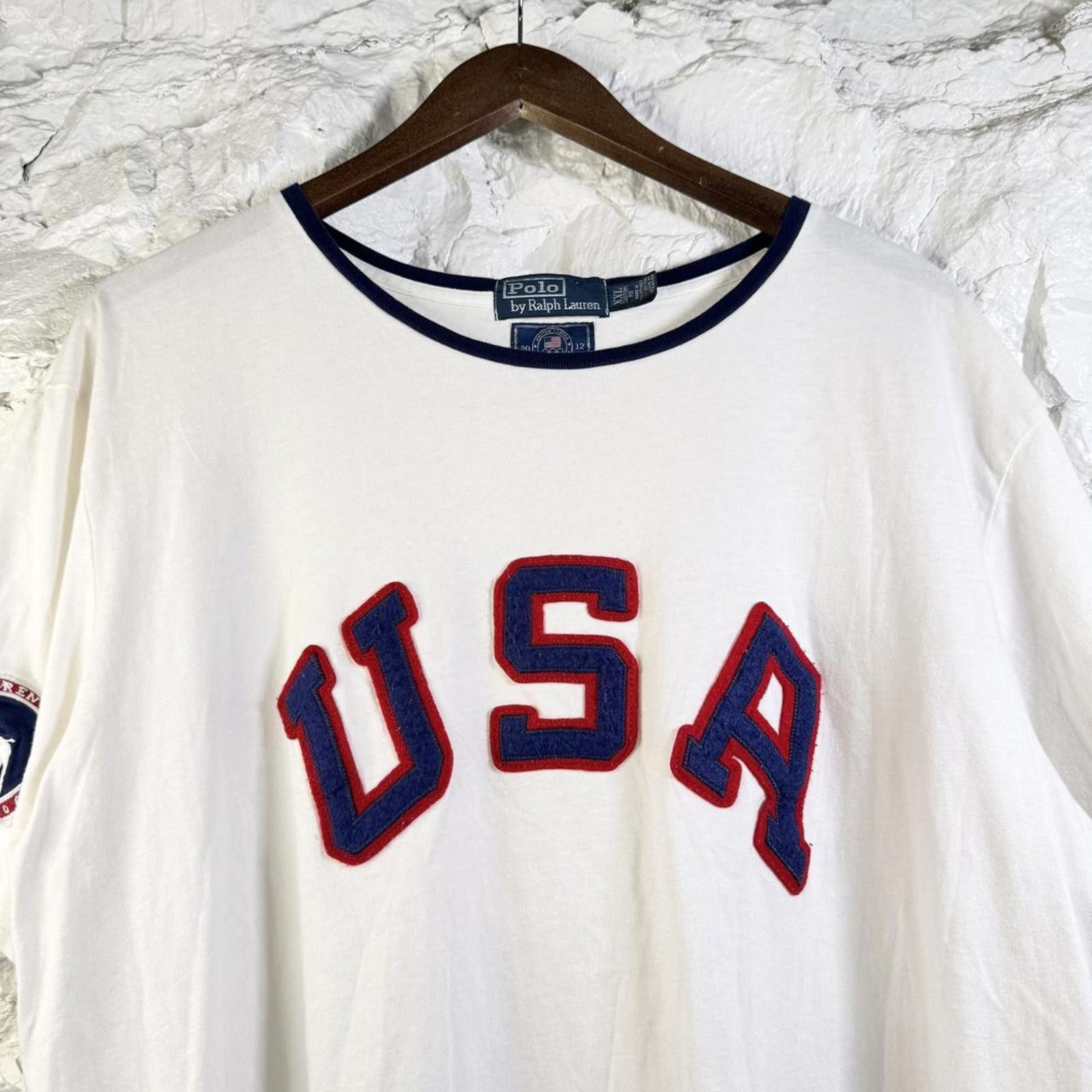 Polo Ralph Lauren Polo Ralph Lauren 2012 USA Olympic Tee Size XXL Size US XXL / EU 58 / 5 - 1 Thumbnail