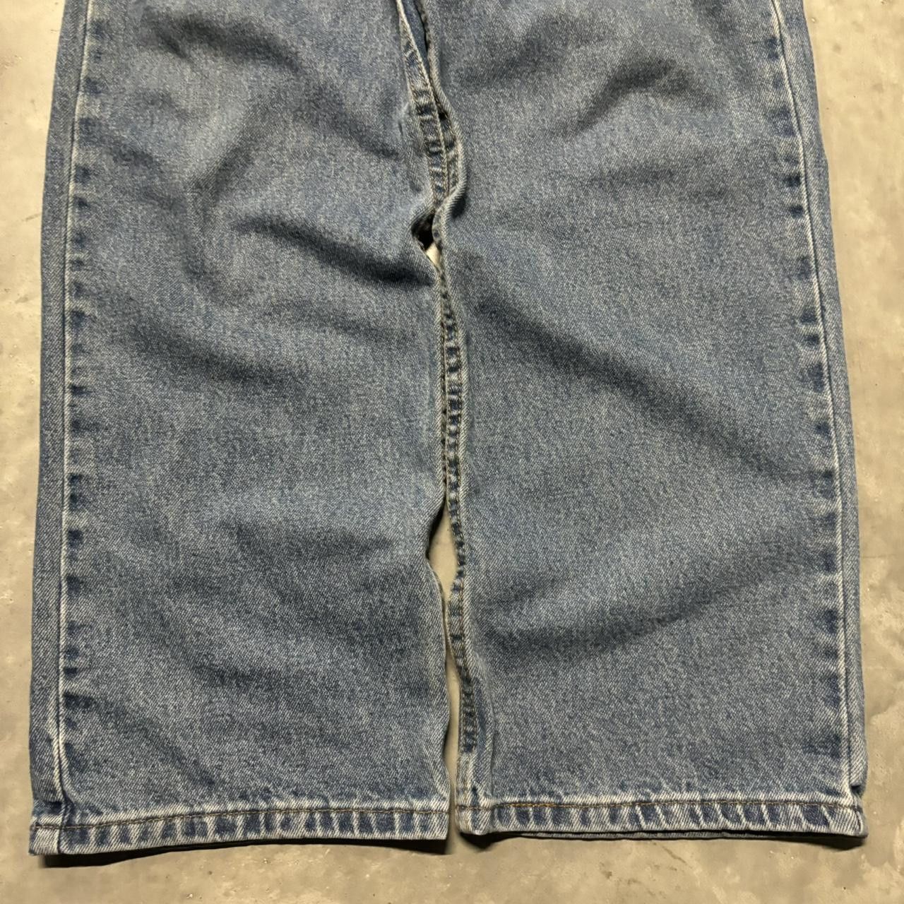 Japanese Brand × Vintage Crazy Vintage Y2K/2000s Grunge Medium Wash Essential Denim Jeans! Size US 34 / EU 50 - 6 Thumbnail