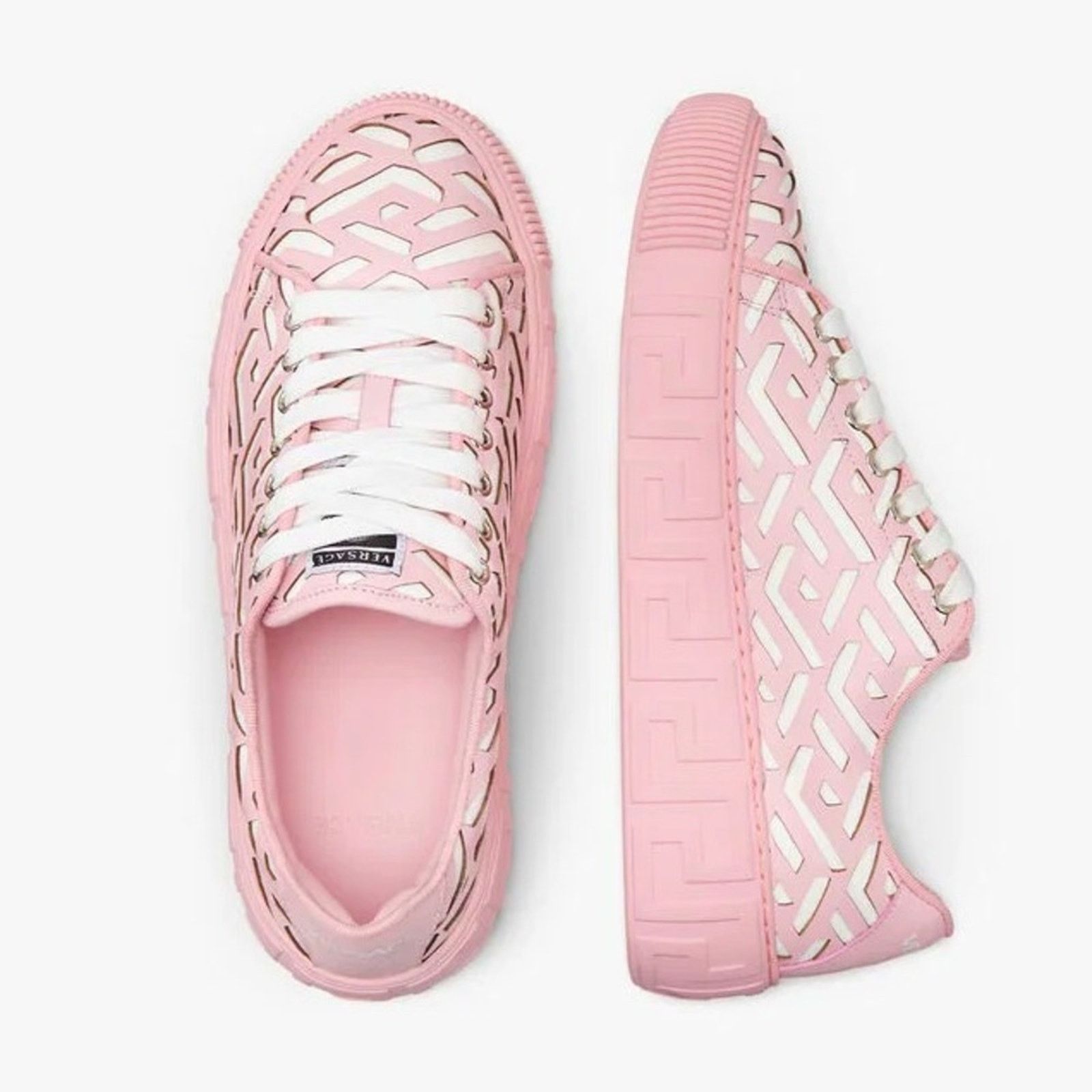 Versace New! VERSACE Shoes, Size 41, Unisex, Versace Greca Lasercut Size US 9 / IT 39 - 1 Thumbnail