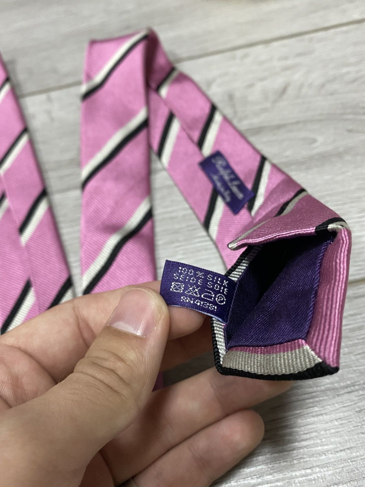 Ralph Lauren Purple Label Ralph Lauren purple label silk tie Size ONE SIZE - 5 Thumbnail