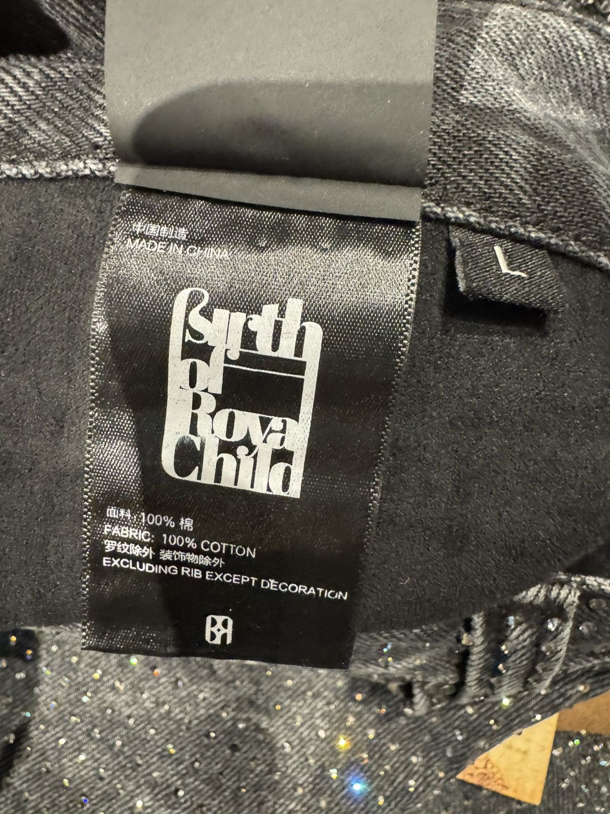 Birth of Royal Child Birth Of Royal Child 20K Swarovski Diamond 3D Printing Jeans Size US 34 / EU 50 - 4 Thumbnail