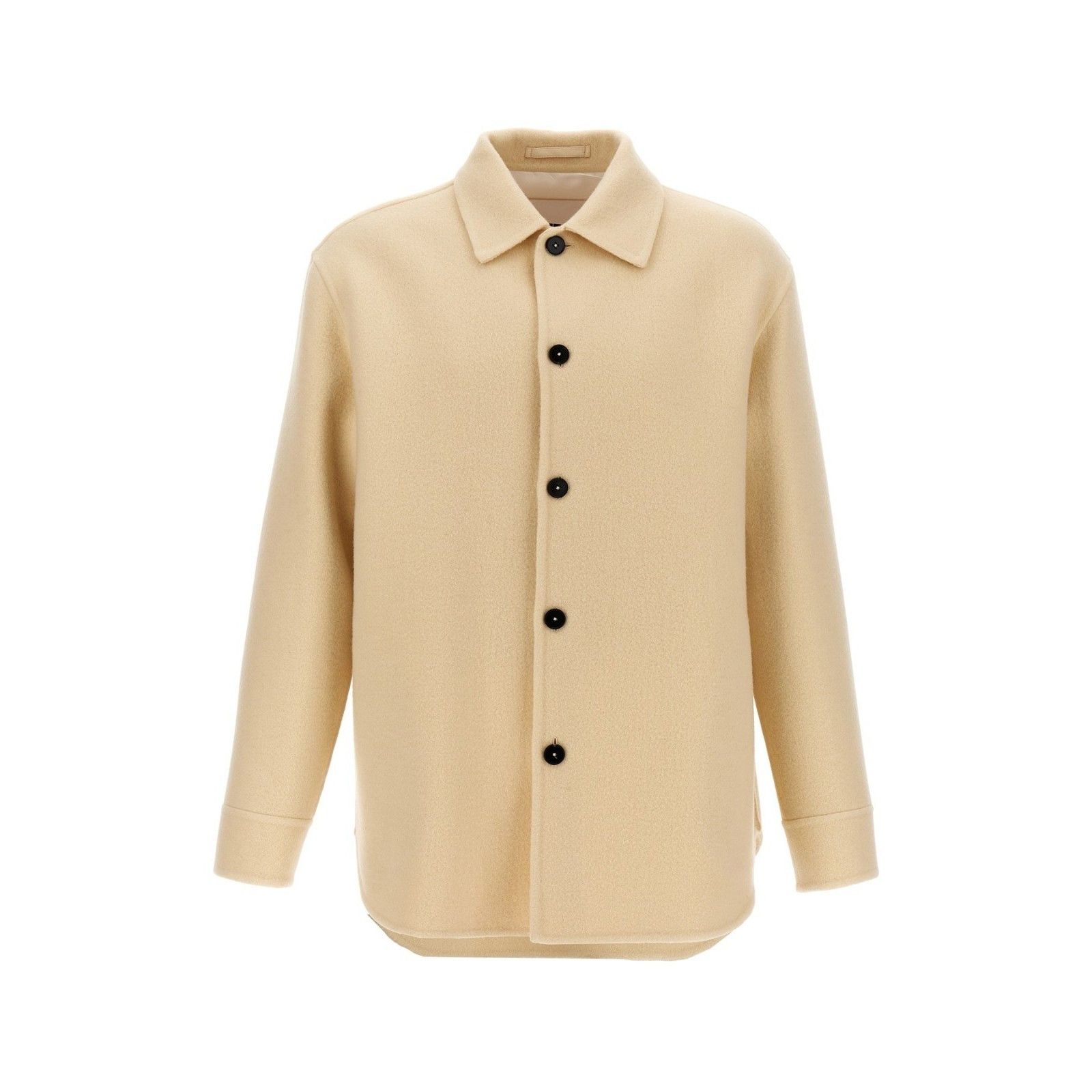 Jil Sander JIL SANDER Beige Wool Coat New & Authentic (Men's size:L;) Size US L / EU 52-54 / 3 - 1 Thumbnail