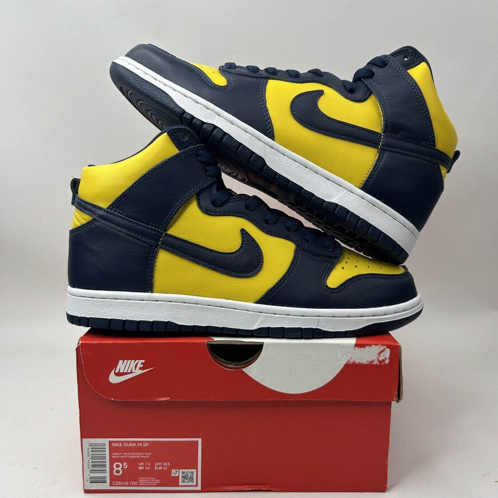 Nike Nike Shoes Dunk High SP “Michigan” 2023 Size US 8.5 / EU 41-42 - 1 Thumbnail