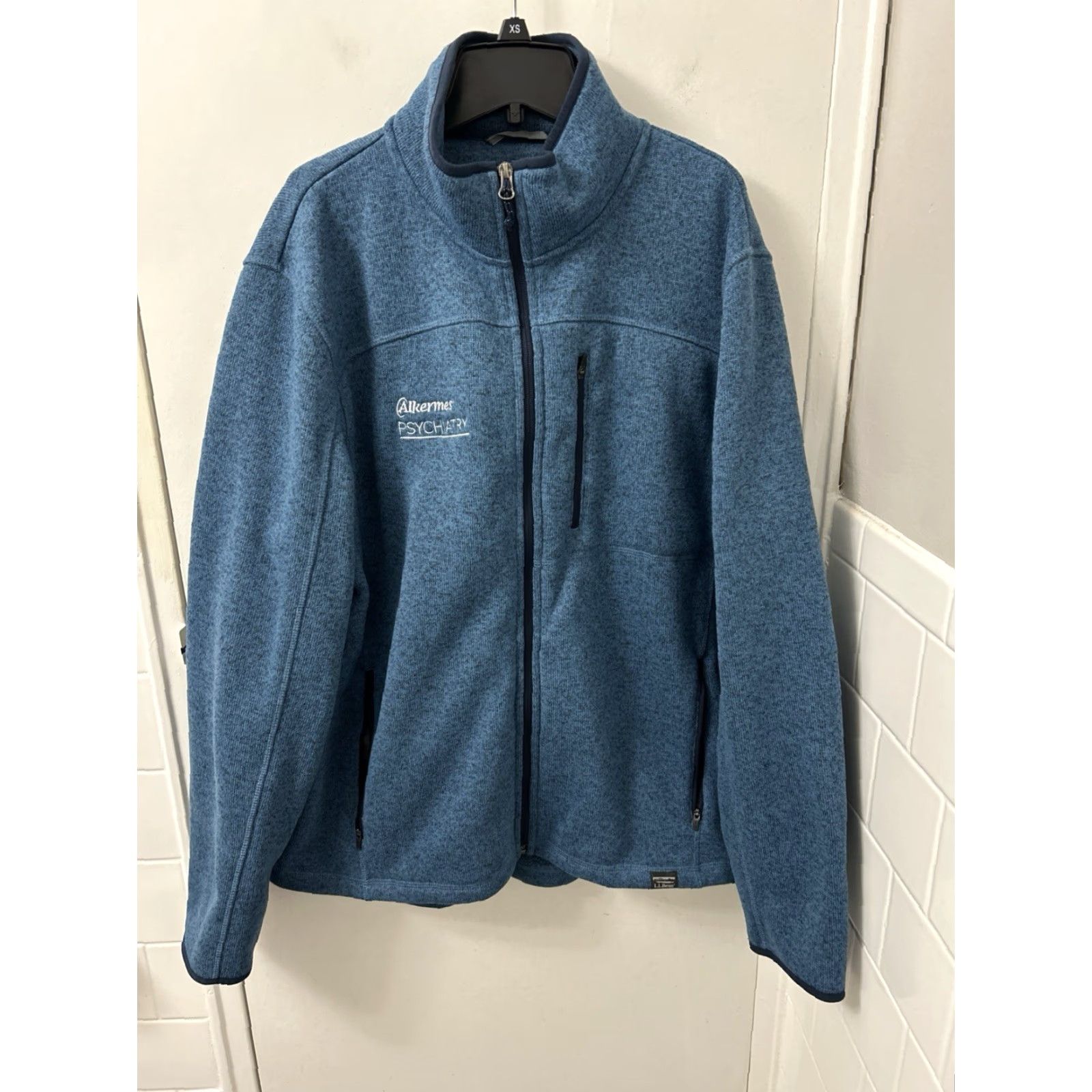 Vintage L.L. Bean Sweater Fleece Jacket Mens XL Blue Full Zip Size US XL / EU 56 / 4 - 2 Thumbnail