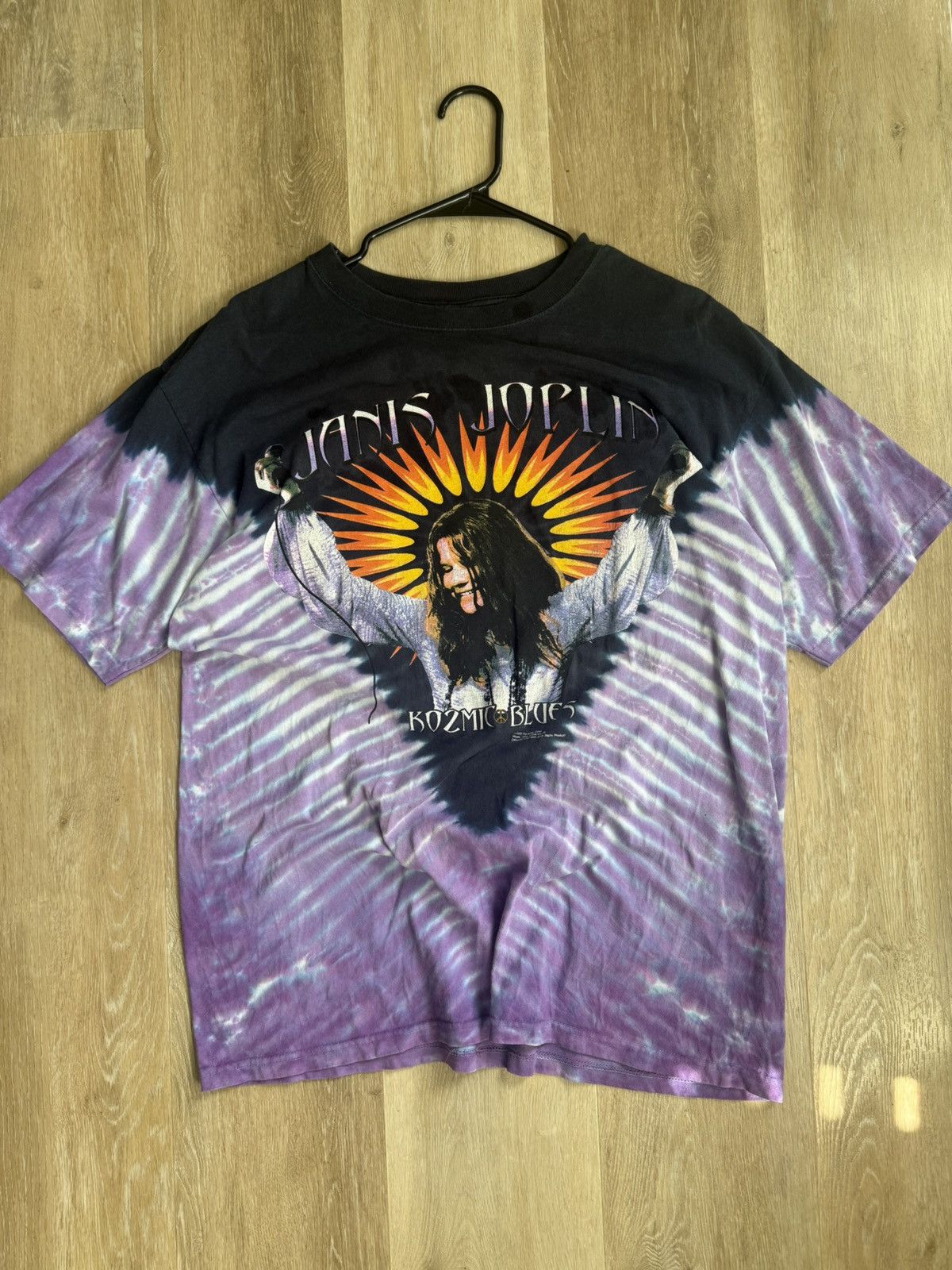 Band Tees × Vintage Crazy Vintage Janis Joplin Tee Size US L / EU 52-54 / 3 - 1 Thumbnail