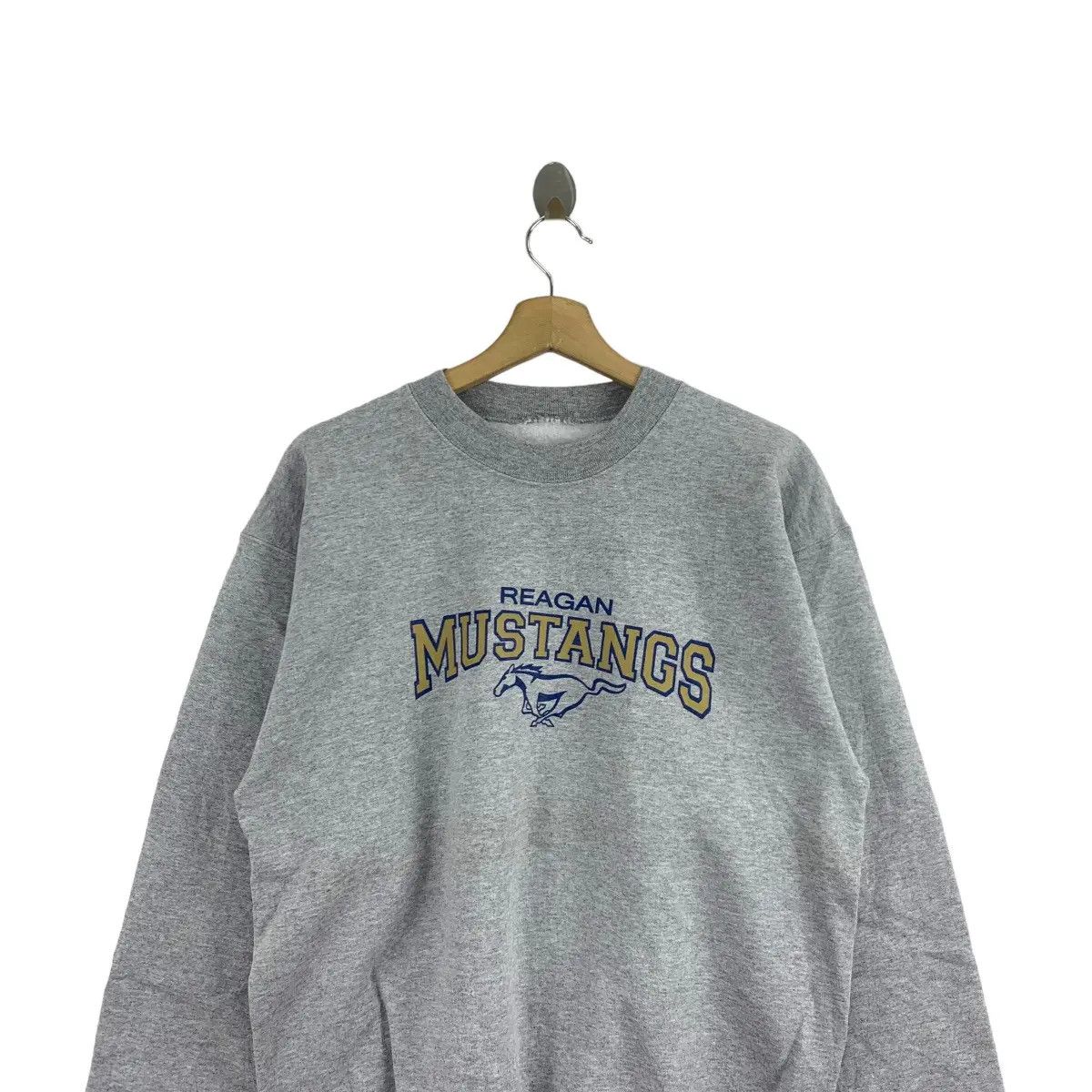 Vintage Vintage REAGAN MUSTANGS GTA Muscle Car Sweatshirt Pullover Size US L / EU 52-54 / 3 - 2 Thumbnail