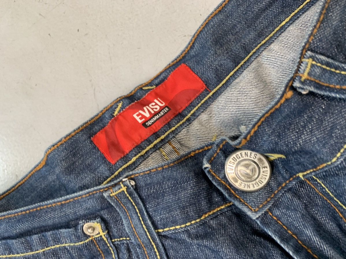 Japanese Brand Vintage Evisu inspired emboridered denim Size US 34 / EU 50 - 6 Thumbnail