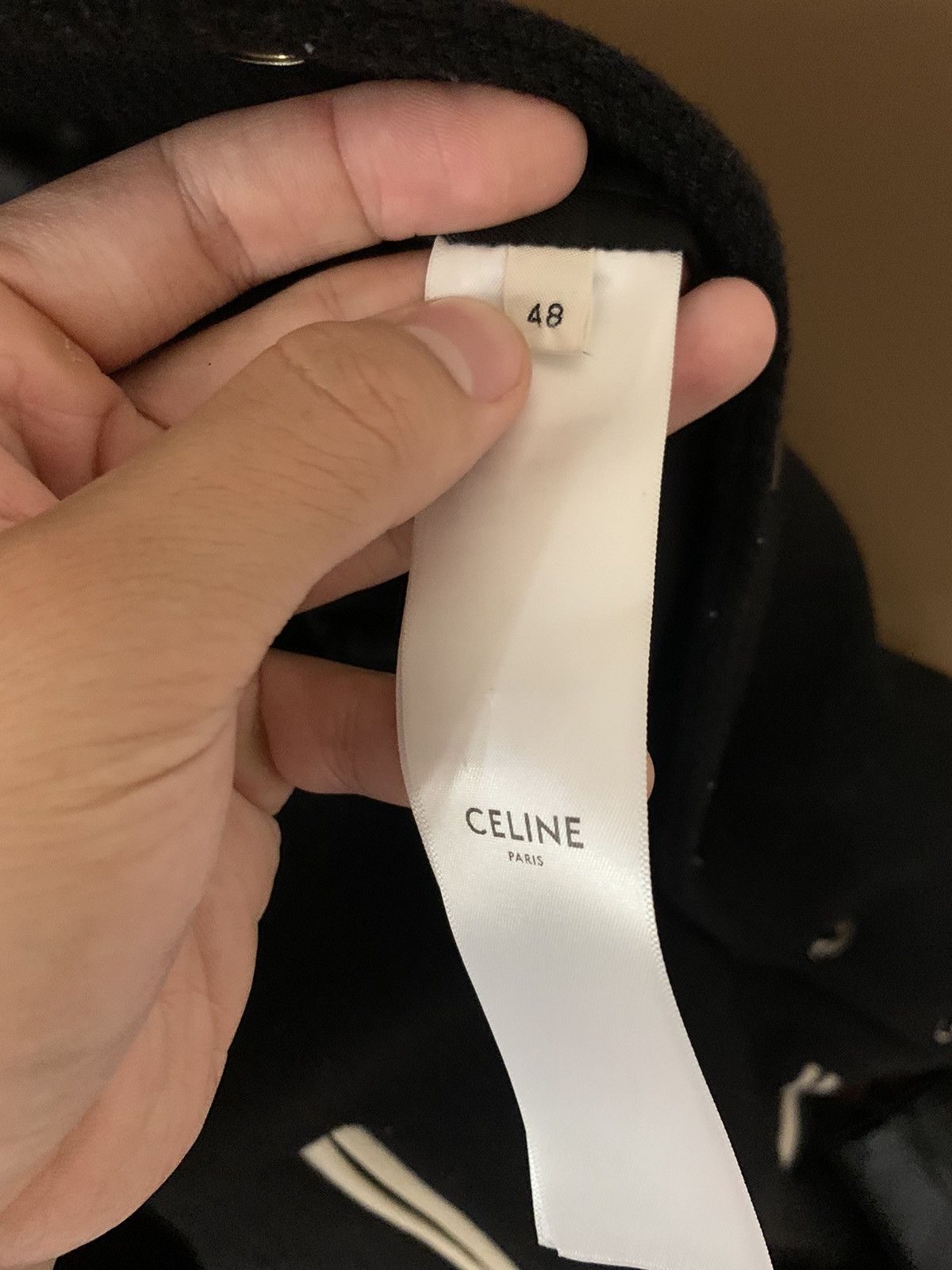 Celine Celine 2025SS Black and White Wool “C” teddy Size US M / EU 48-50 / 2 - 7 Thumbnail