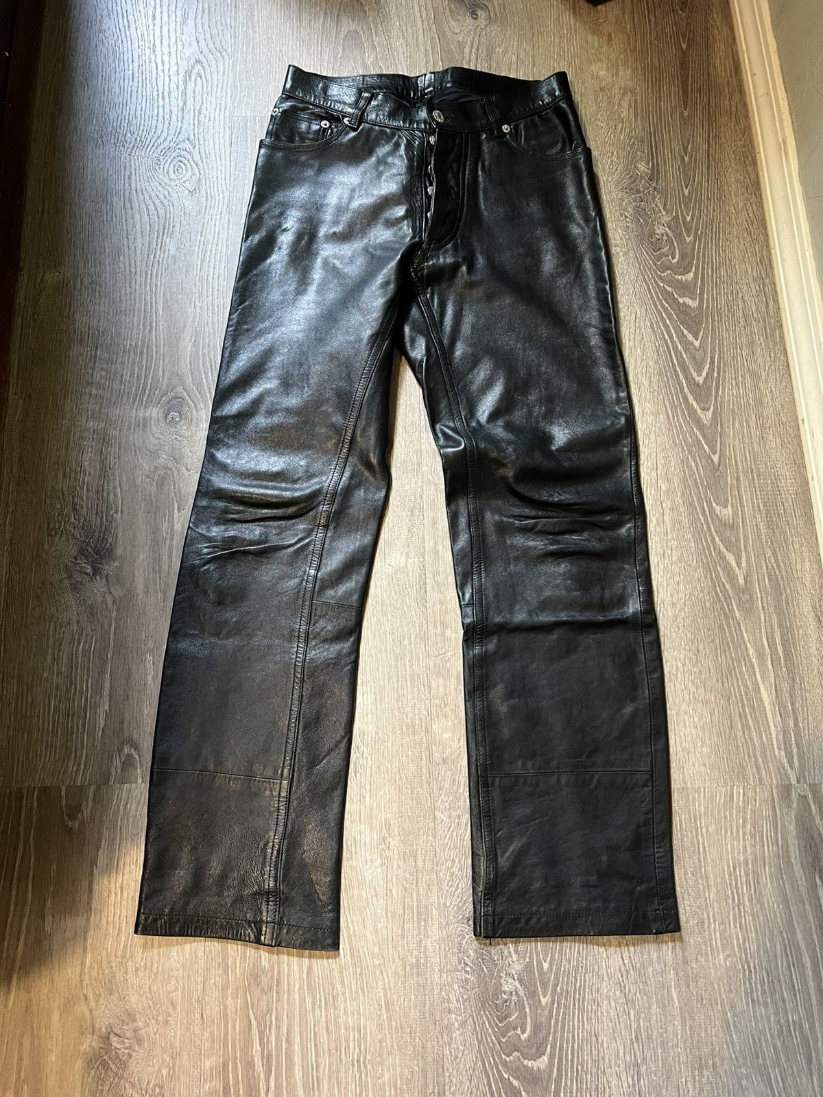 Helmut Lang Leather Pants | Grailed