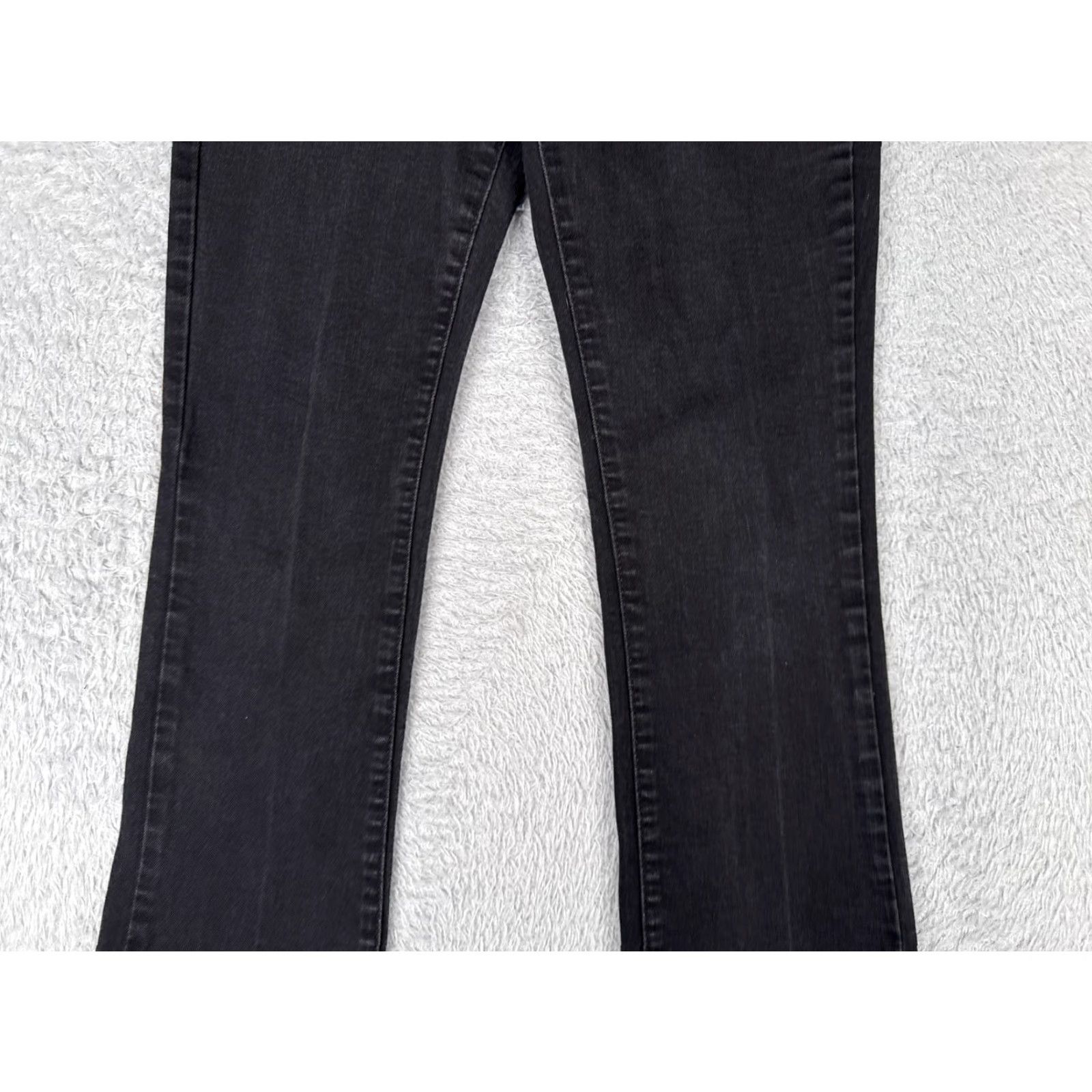 Old Navy Old Navy Women's Black Denim Bootcut Jeans 25x30 Vintage Retro 90s Flare Low Rise Size 42" / US 20 - 3 Thumbnail