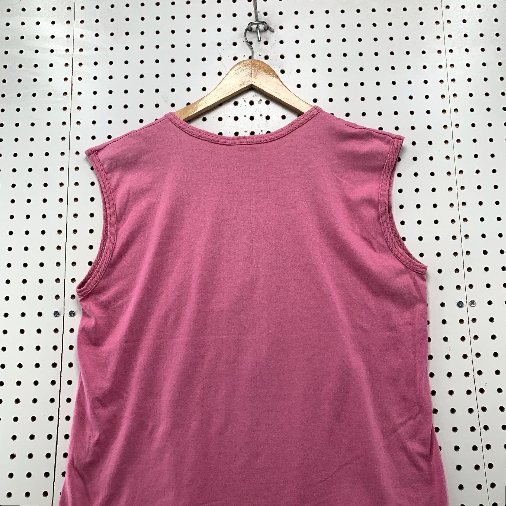 Disney VINTAGE Mickey Mouse Disney Shirt Pink XL Womens Tank Sleeveless 80s Graphic Print Size L / US 10 / IT 46 - 8 Thumbnail