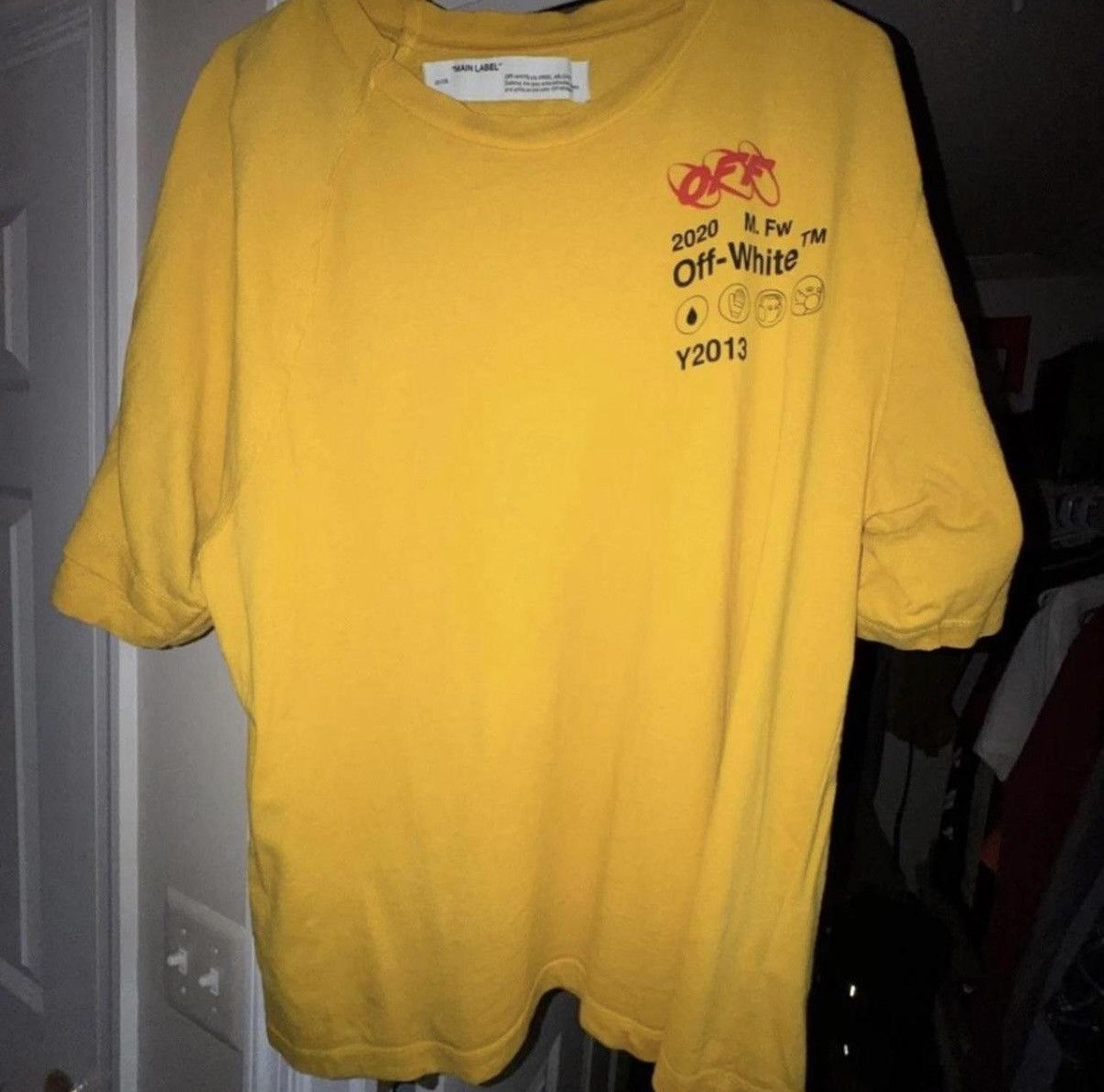 Off white yellow shirt rare